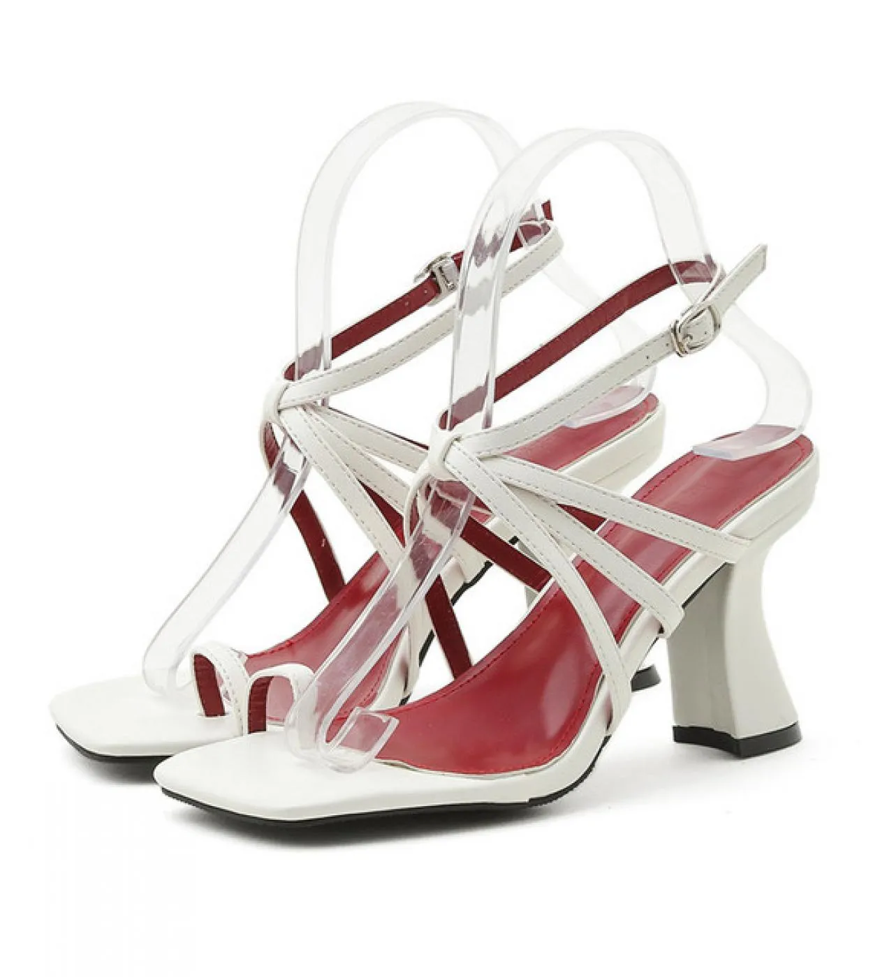 2022 Summer Fashion Women Slippers High Heels  Strap Peep Toe Sandals New Style Casual Shoes Woman  Womens Slippers