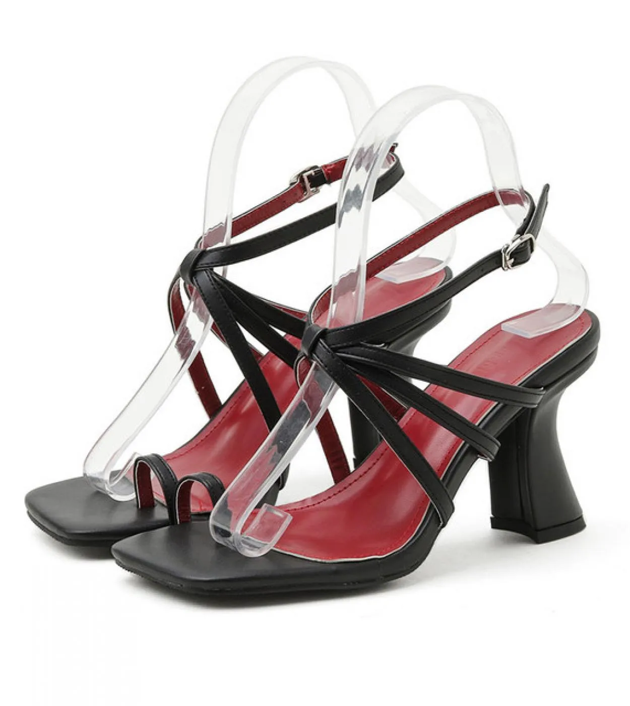2022 Summer Fashion Women Slippers High Heels  Strap Peep Toe Sandals New Style Casual Shoes Woman  Womens Slippers