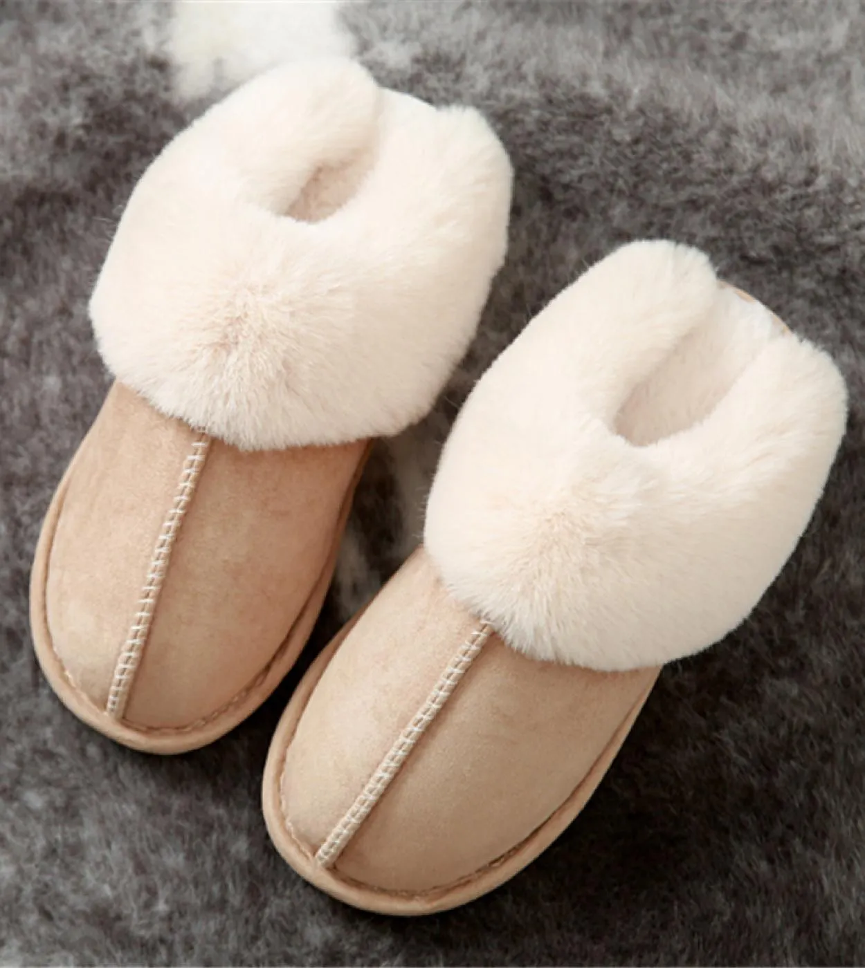 2023 Nuove pantofole piatte per la casa calde e morbide Pantofole invernali comode e morbide leggere Scarpe in cotone da donna P