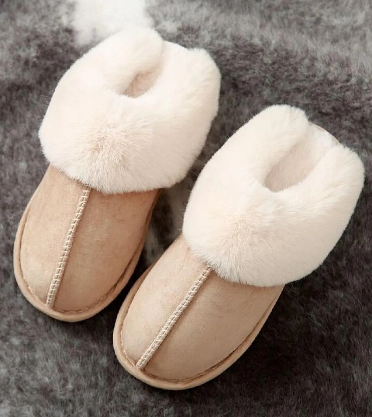 2023 Nuove pantofole piatte per la casa calde e morbide Pantofole invernali comode e morbide leggere Scarpe in cotone da donna P