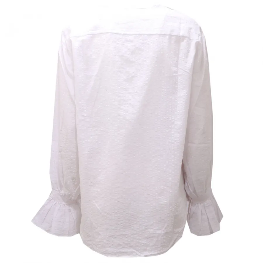 3460AE camicia donna FAY cotton/linen white shirt woman