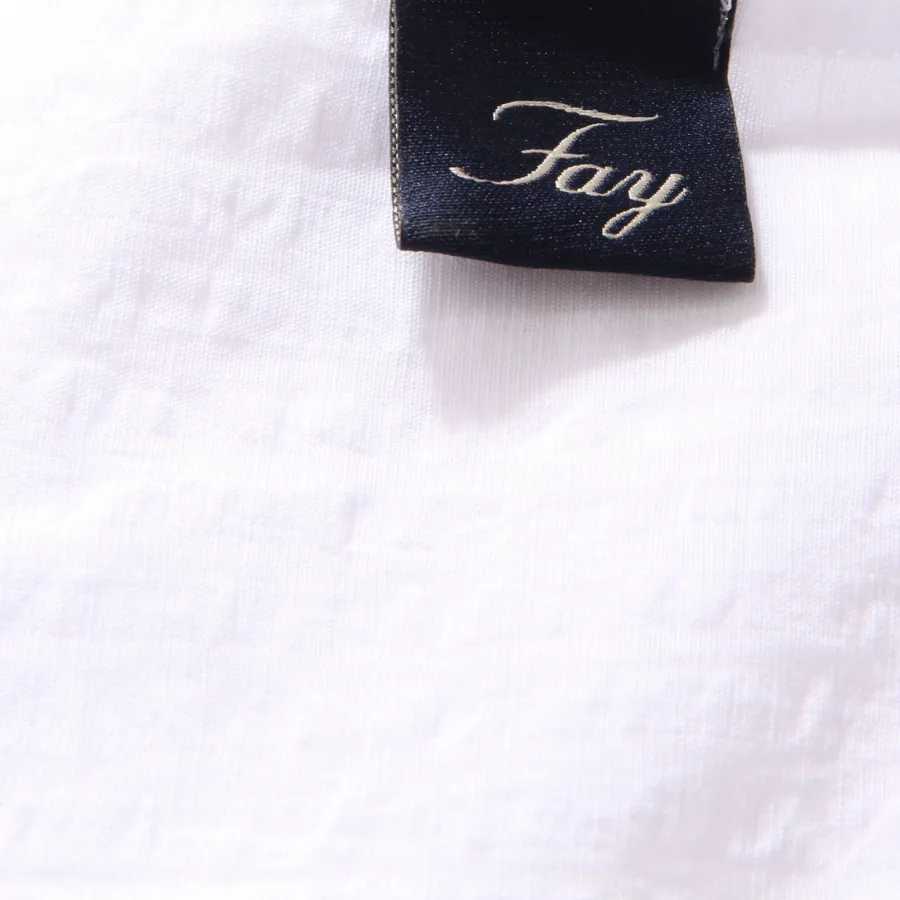 3460AE camicia donna FAY cotton/linen white shirt woman