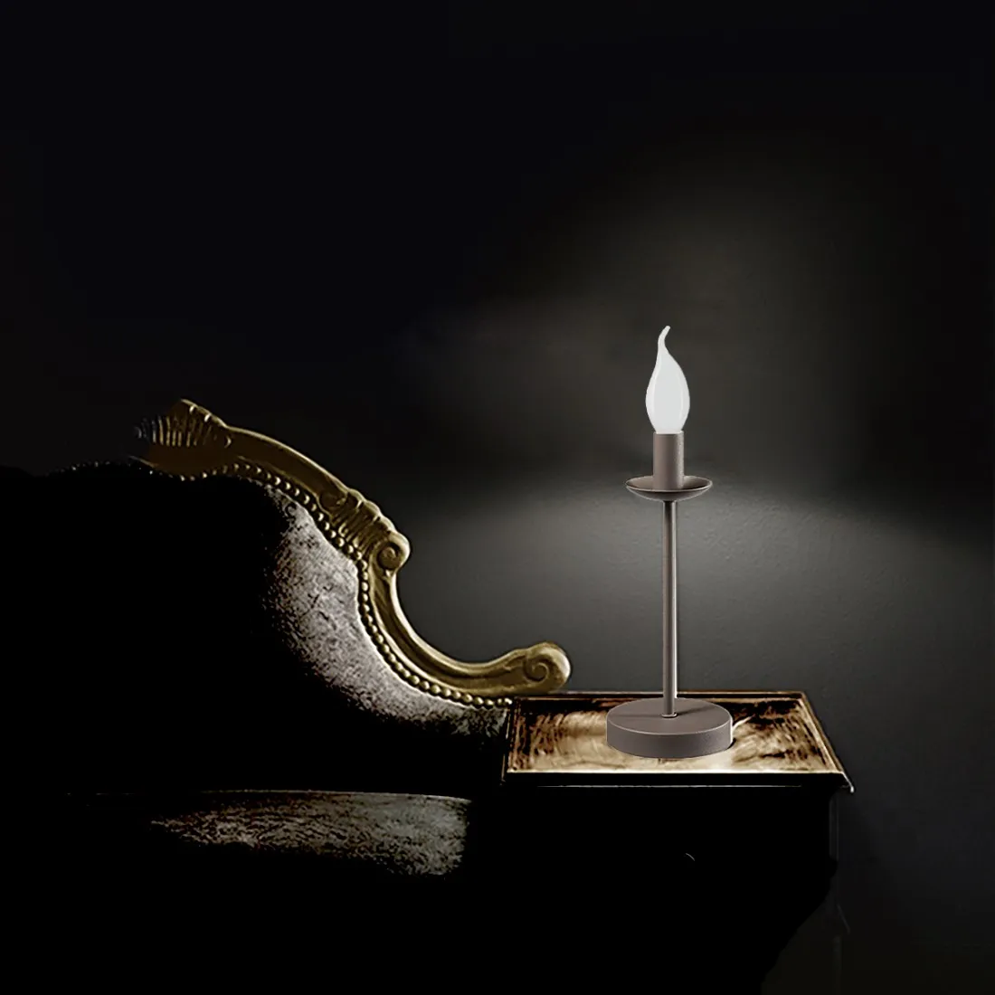 Abat-jour classica Perenz DUCALE 6268 TO E14 LED lampada tavolo