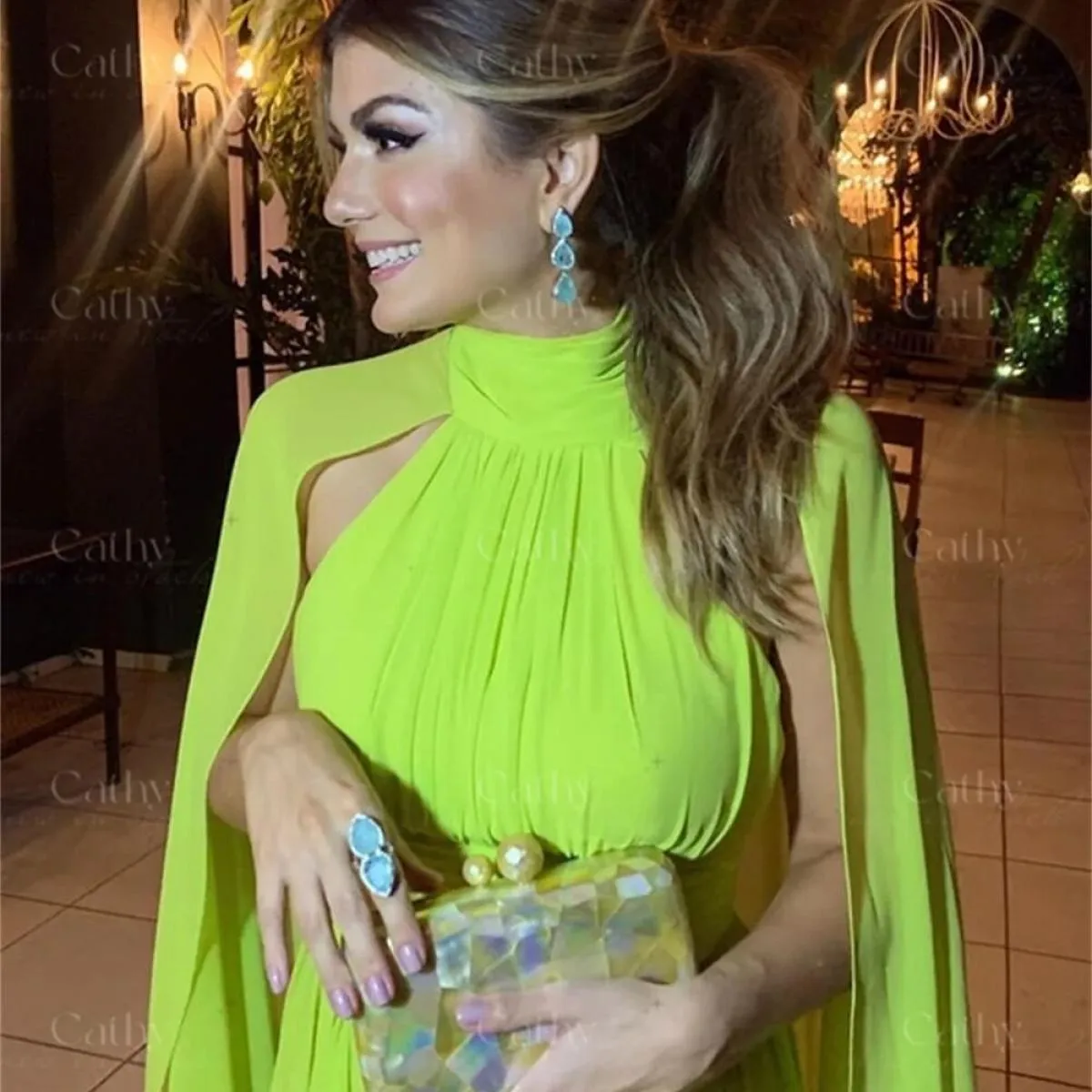 Abiti da sera gialli Abito da sera giallo da sposa Abiti da sera