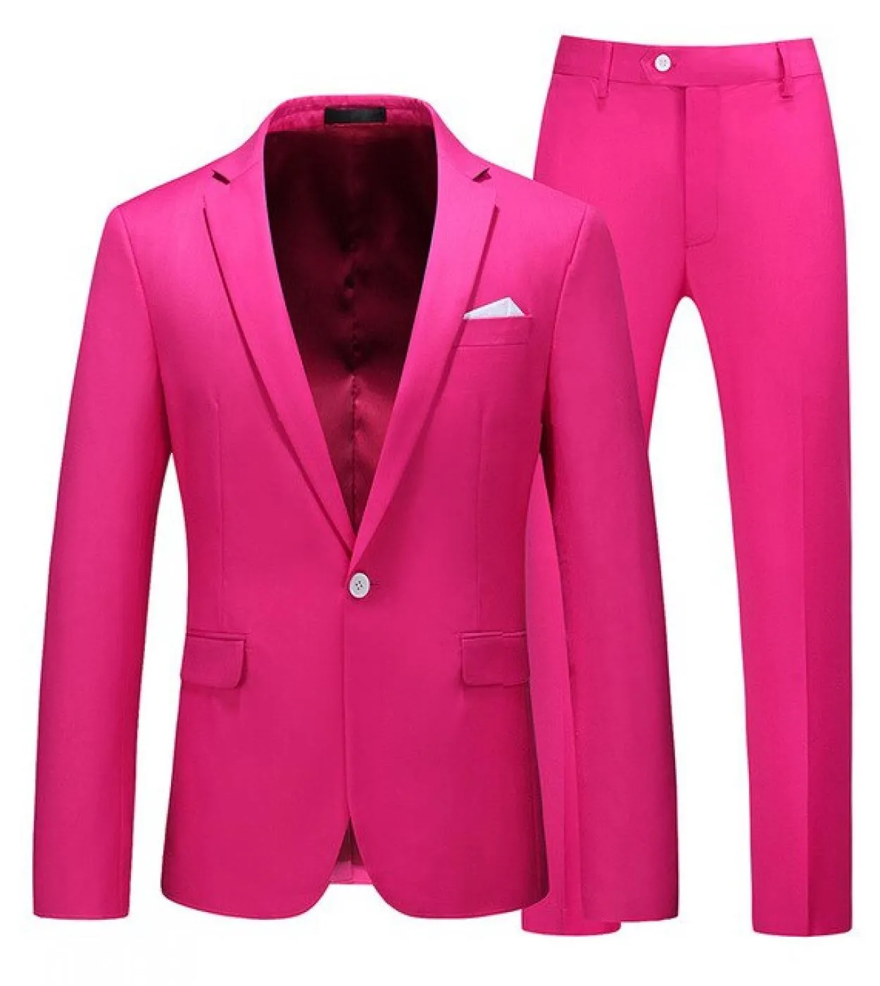 Abito da uomo Giacche da abito formale Giacca da lavoro uniforme da lavoro Top Solido Abito da sposa bianco slim fit regolare pe
