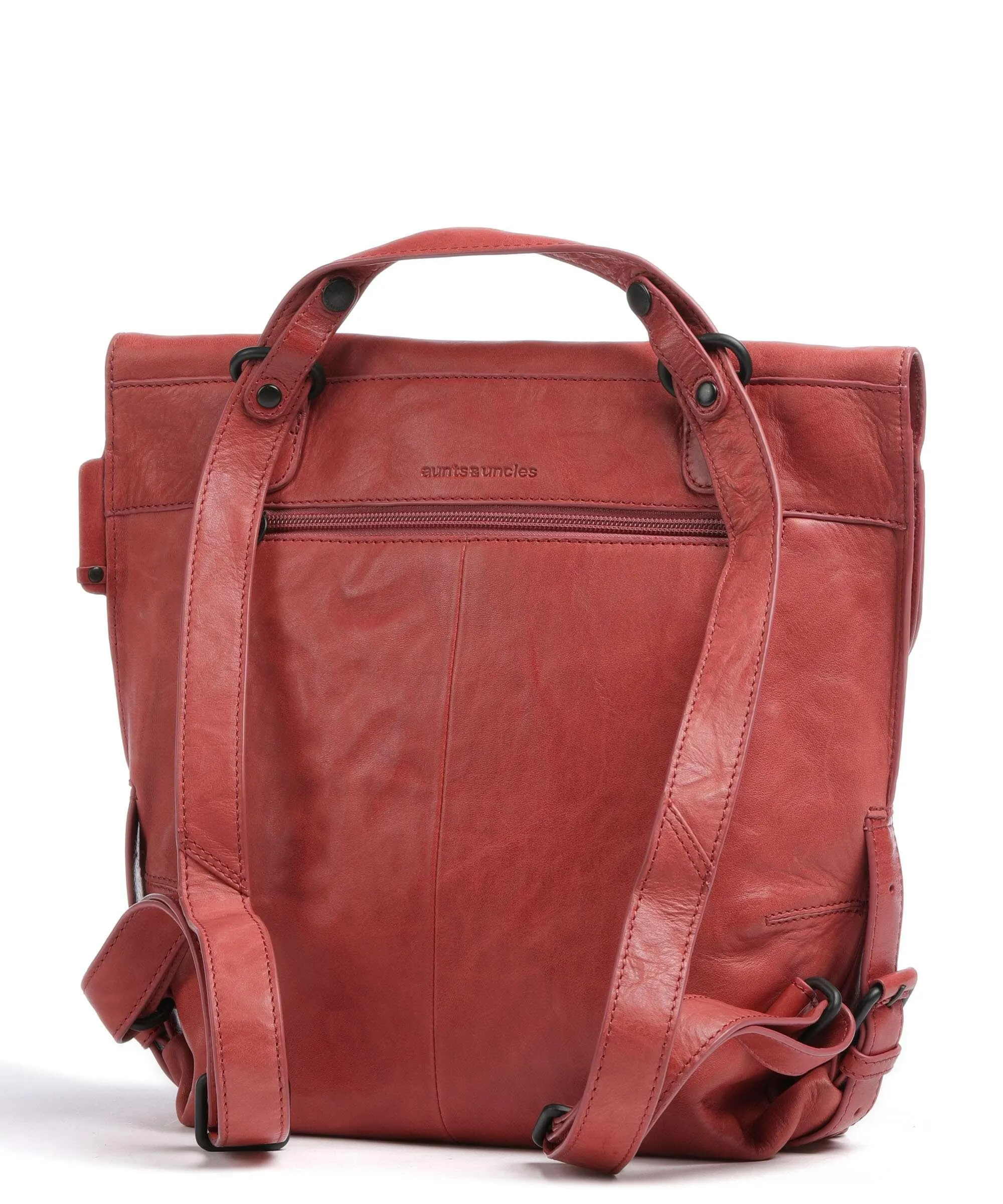  Aunts & Uncles Grandma's Luxury Club Mrs. Mince Pie Borsa a zainetto pelle di vacchetta finemente grana rosso  