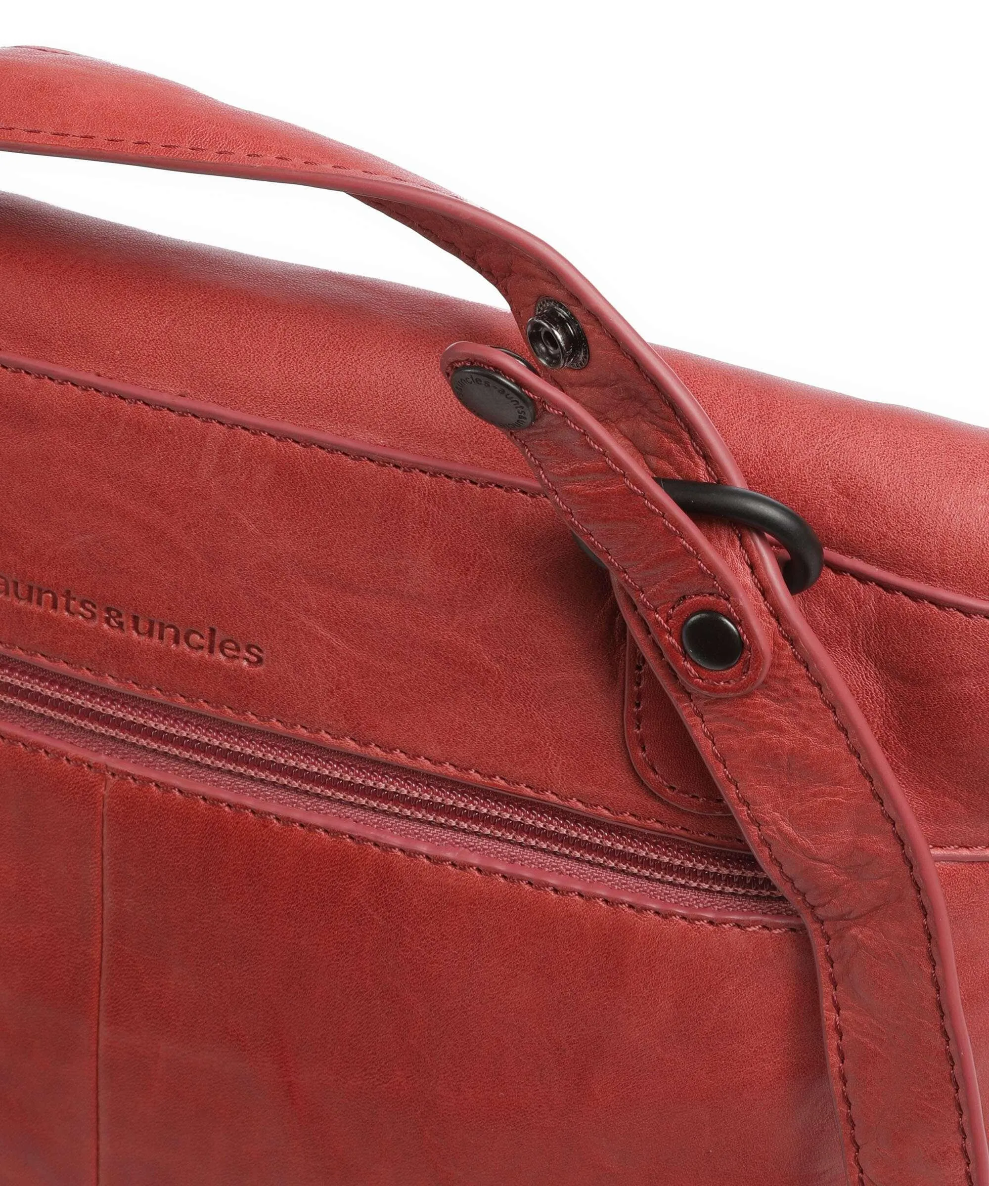 Aunts & Uncles Grandma's Luxury Club Mrs. Mince Pie Borsa a zainetto pelle di vacchetta finemente grana rosso  