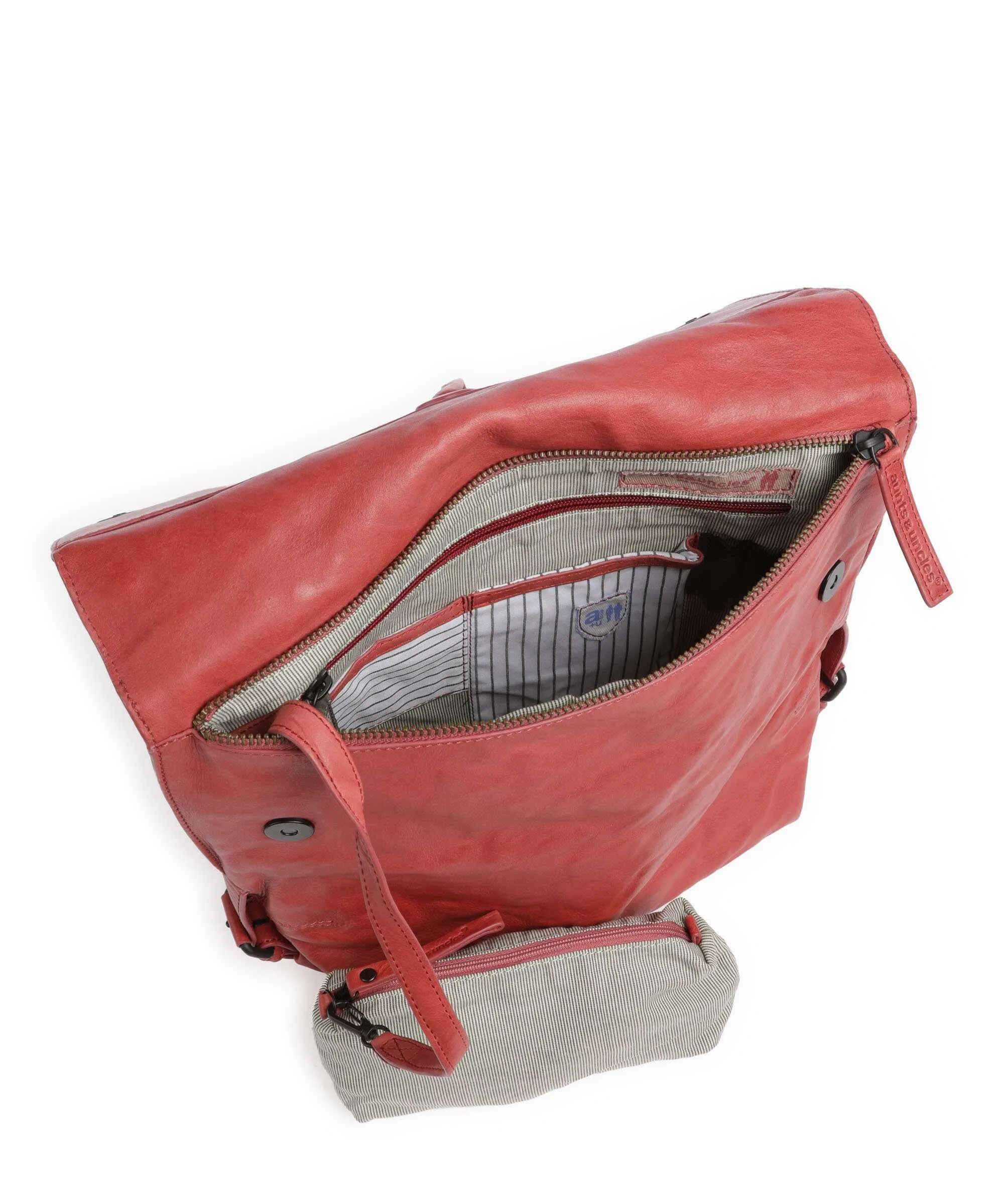  Aunts & Uncles Grandma's Luxury Club Mrs. Mince Pie Borsa a zainetto pelle di vacchetta finemente grana rosso  