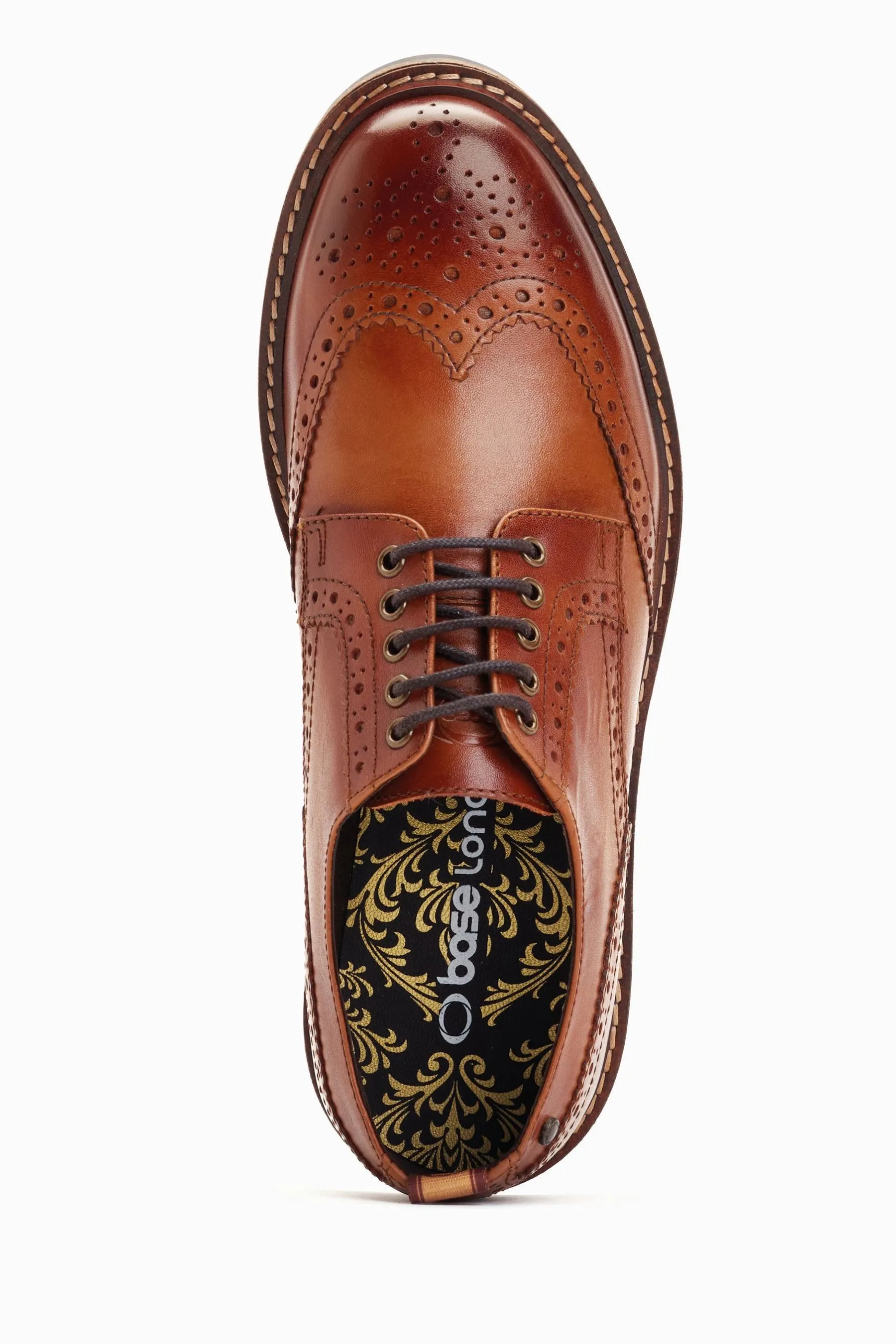 Base London Jagger Stringato Brogue Scarpe    
