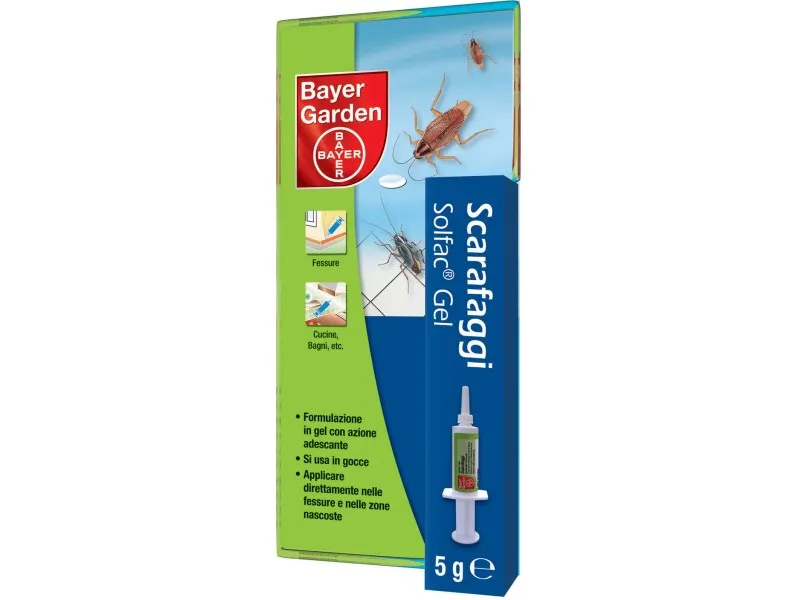 Bayer Garden insetticida Solfac gel esca scarafaggi