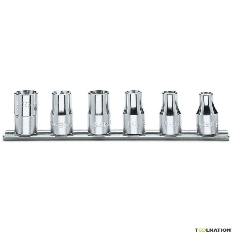 Beta 009200390 920FTX/SB6 Set di 6 pezzi di chiavi a bussola per viti Torx® (art. 910FTX) su supporto