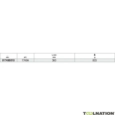 Beta 017490010 1749A Spruzzatore per stucco, modello professionale 360 mm