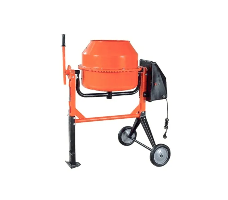 BETONIERA 120L 550W 240V IMPASTATRICE ELETTRICA MISCELATORE CEMENTO 2 RUOTE 126d 