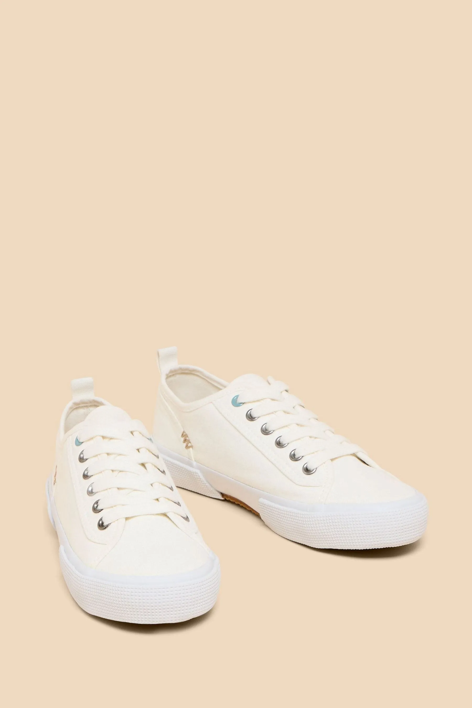 Bianco - Stuff Canvas - Pippa Pizzo-up - Scarpe da ginnastica