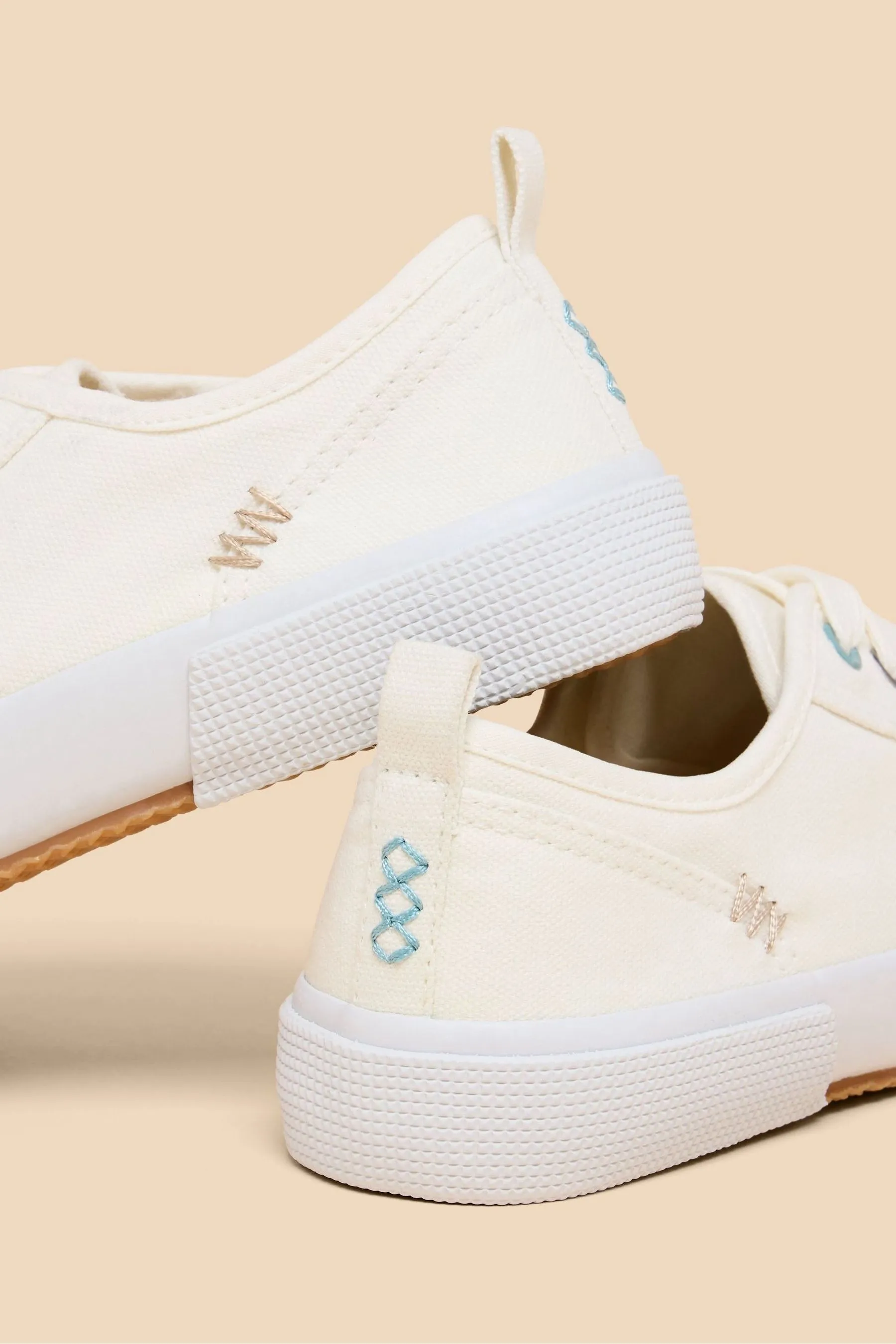 Bianco - Stuff Canvas - Pippa Pizzo-up - Scarpe da ginnastica