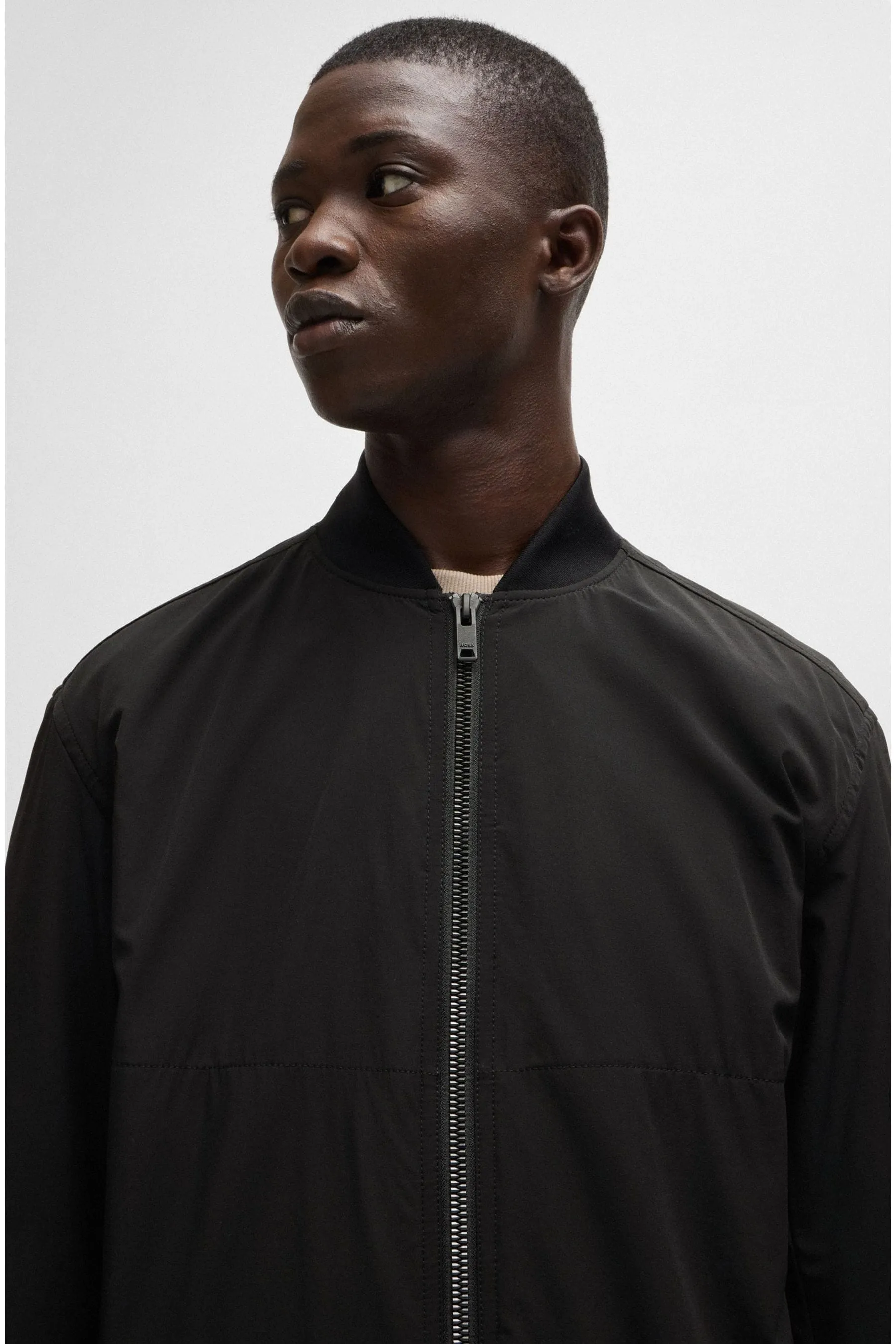 BOSS Giacca idrorepellente con tasca con zip sulla manica