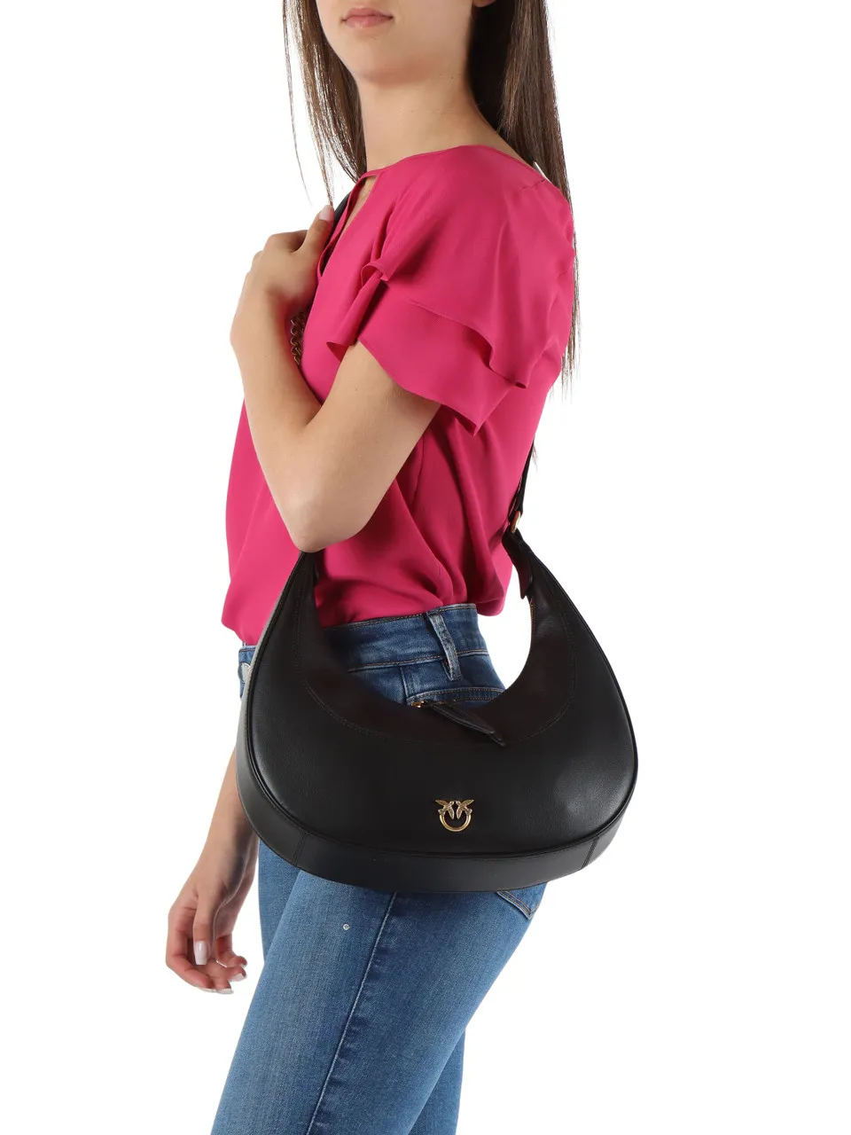 Bprsa in pelle BRIOCHE HOBO CLASSIC