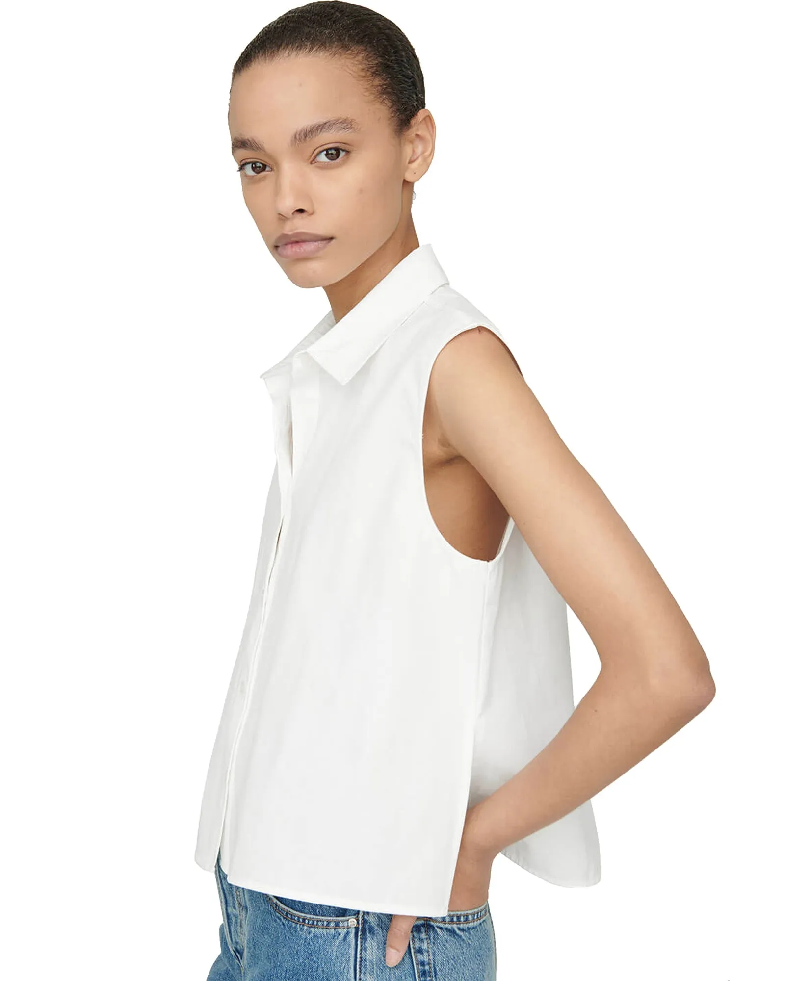 Camicia Celia cotone bianco