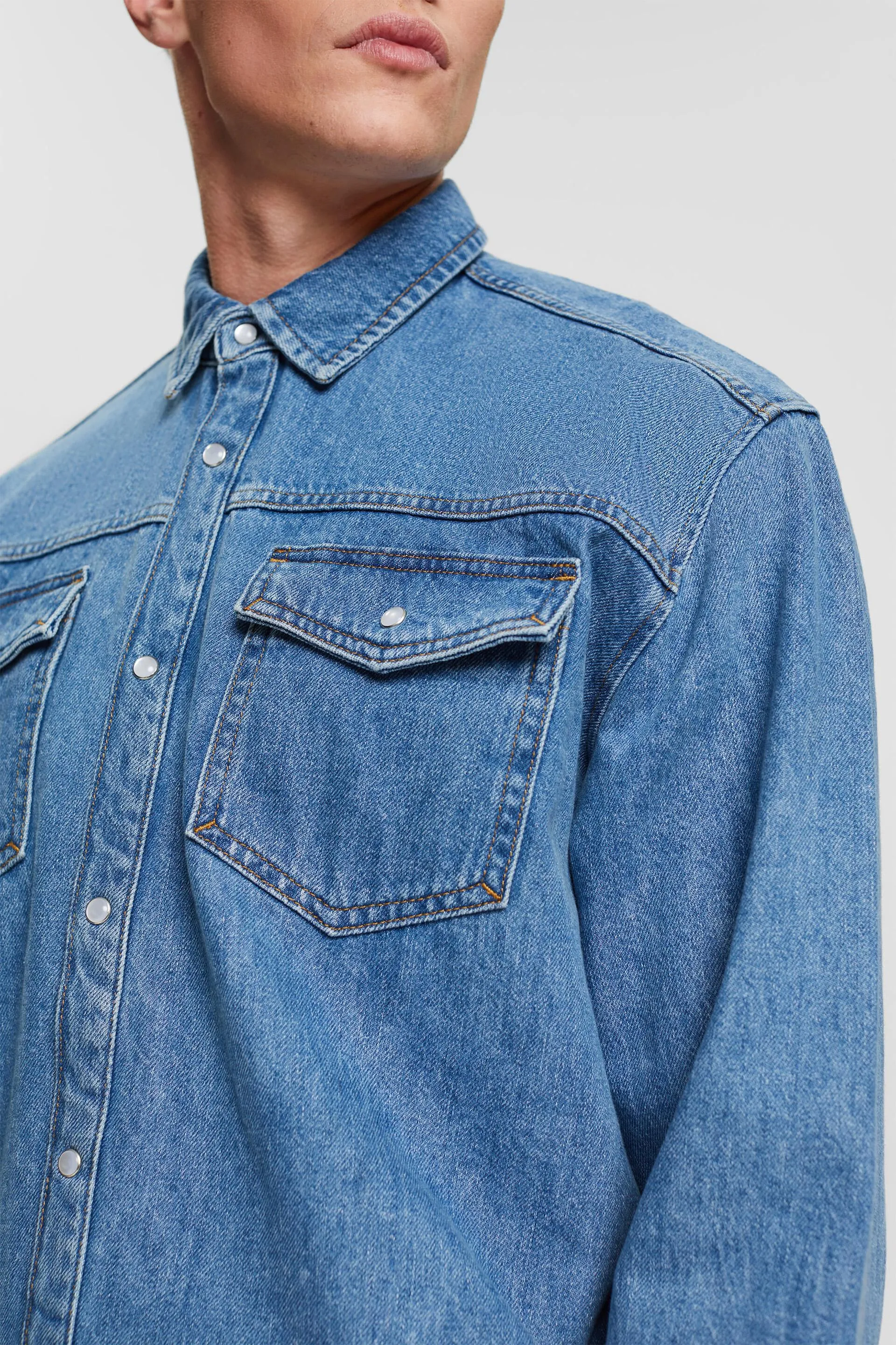 Camicia in denim relaxed fit