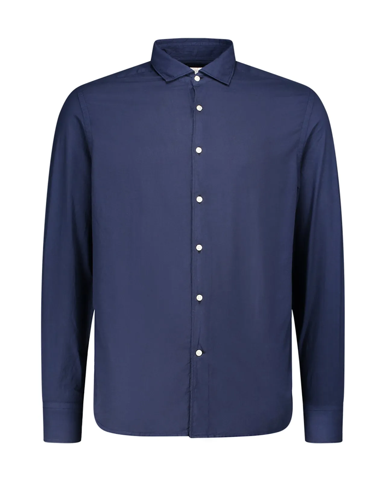 Camicia Leon cotone blu