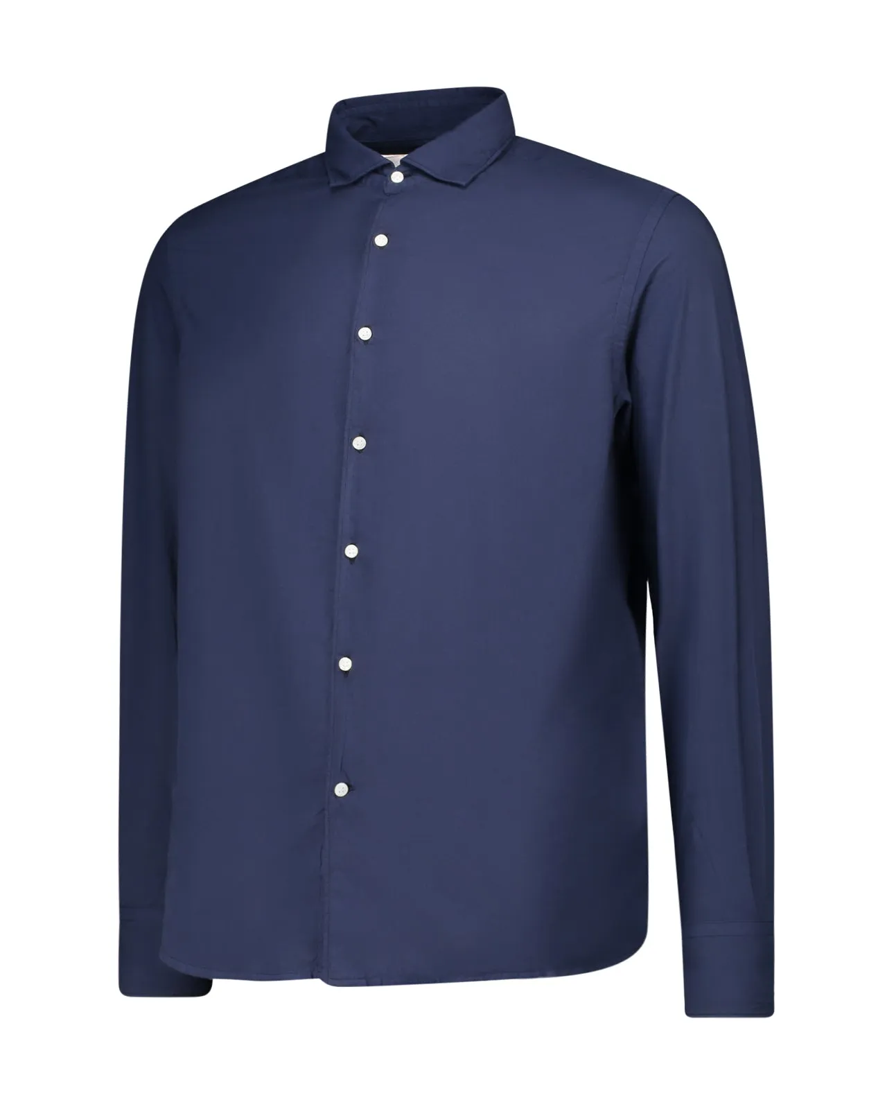 Camicia Leon cotone blu