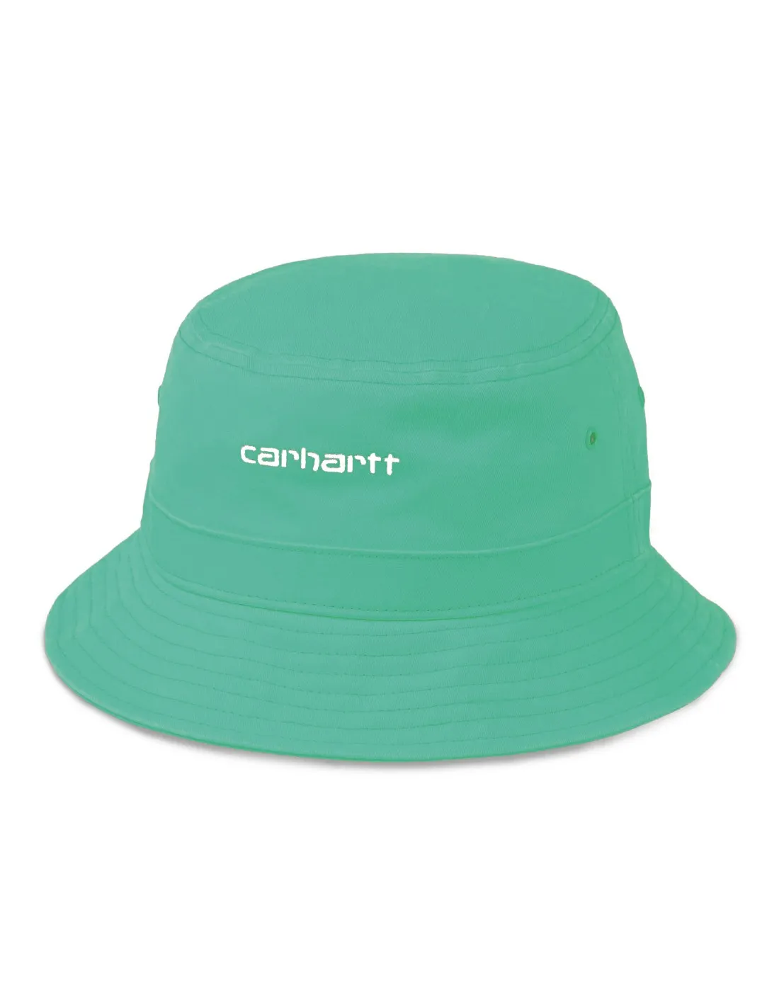 Cappello da pescatore Carhartt Script Cappello da pescatore Bondi / Bianco