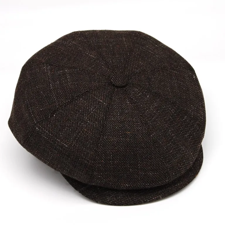 Cappello lana unisex marrone