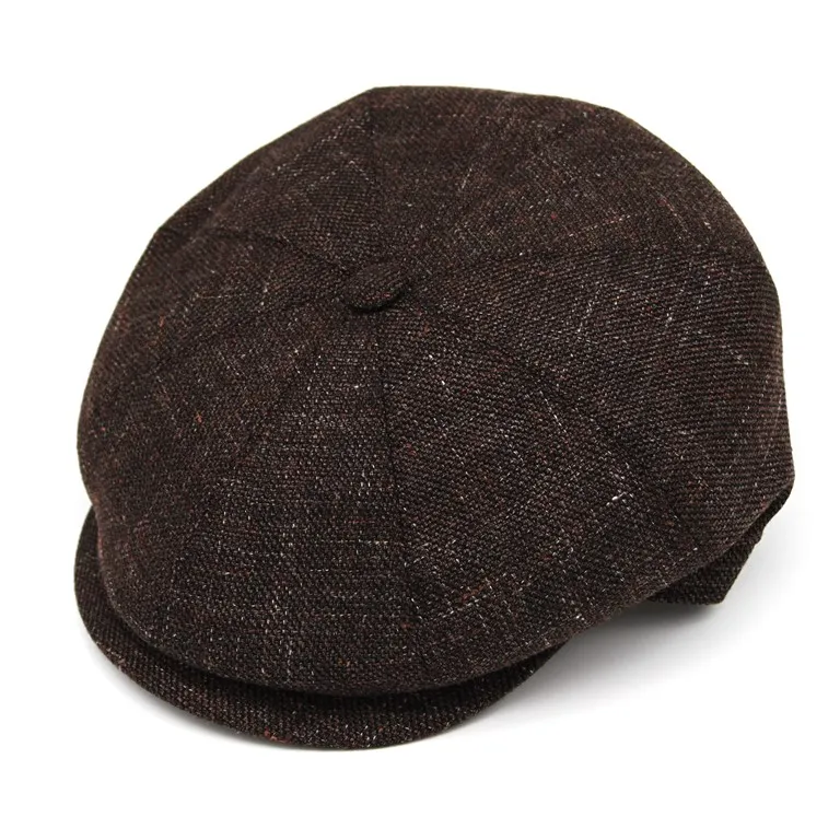 Cappello lana unisex marrone