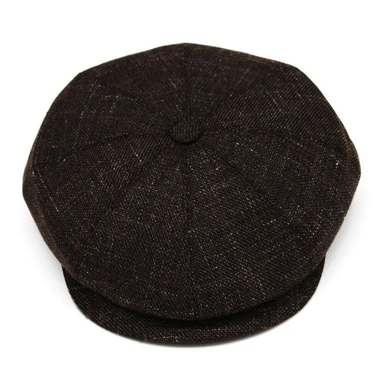 Cappello lana unisex marrone
