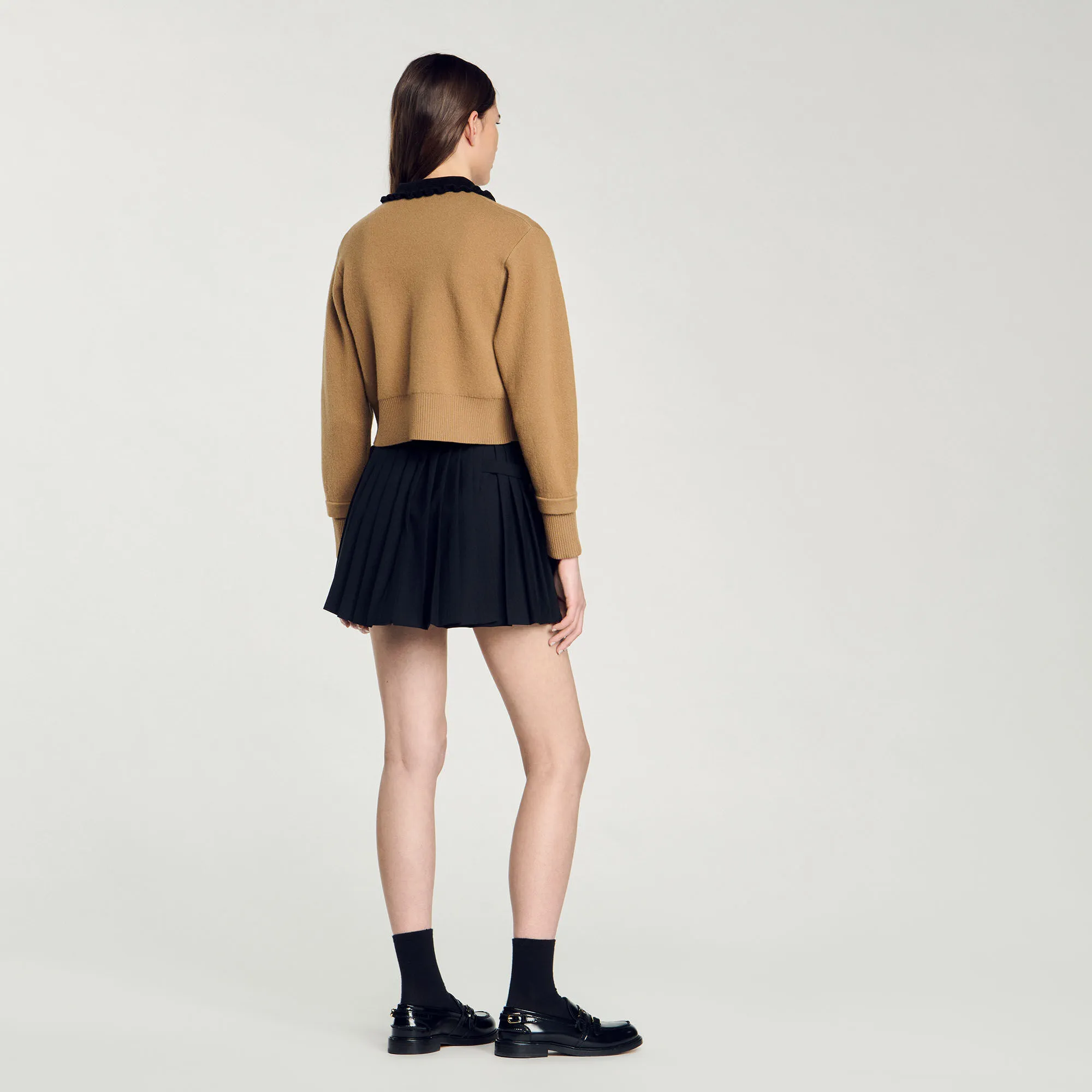 Cardigan-cappotto corto