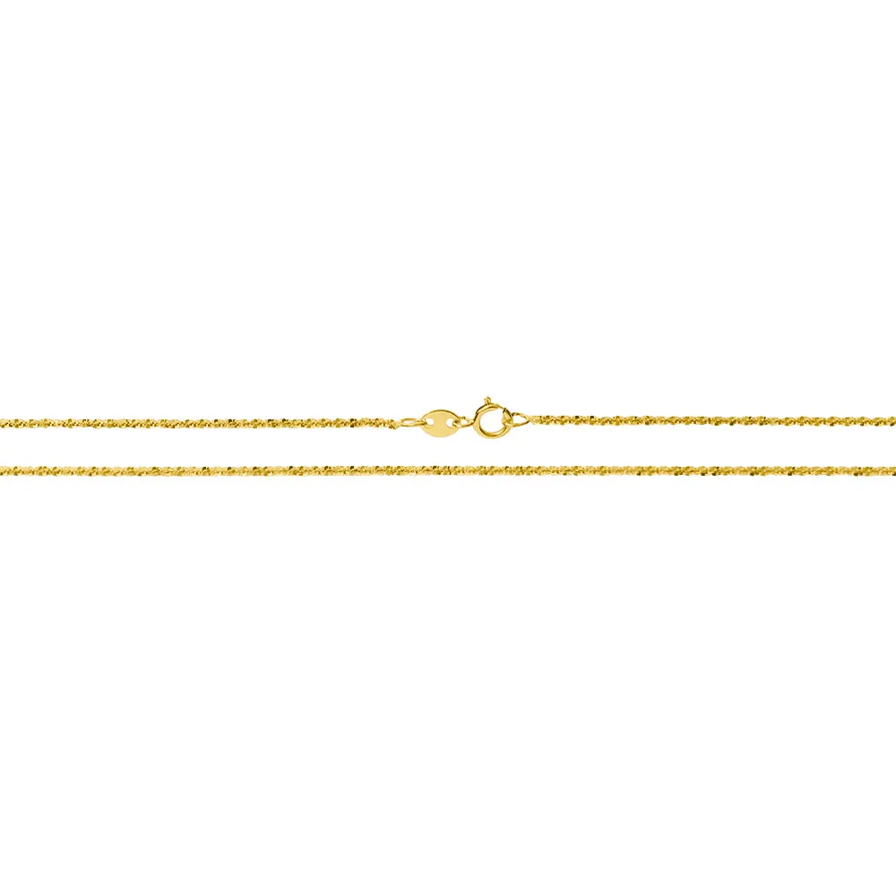 Catena Colette Oro Giallo 375/1000 Maglia Criss-cross 42 cm 1426730
