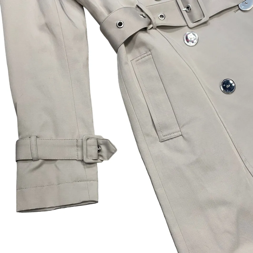 Censured giacca Trench a doppiopetto da donna GWC173TCPY4 02 ghiaccio