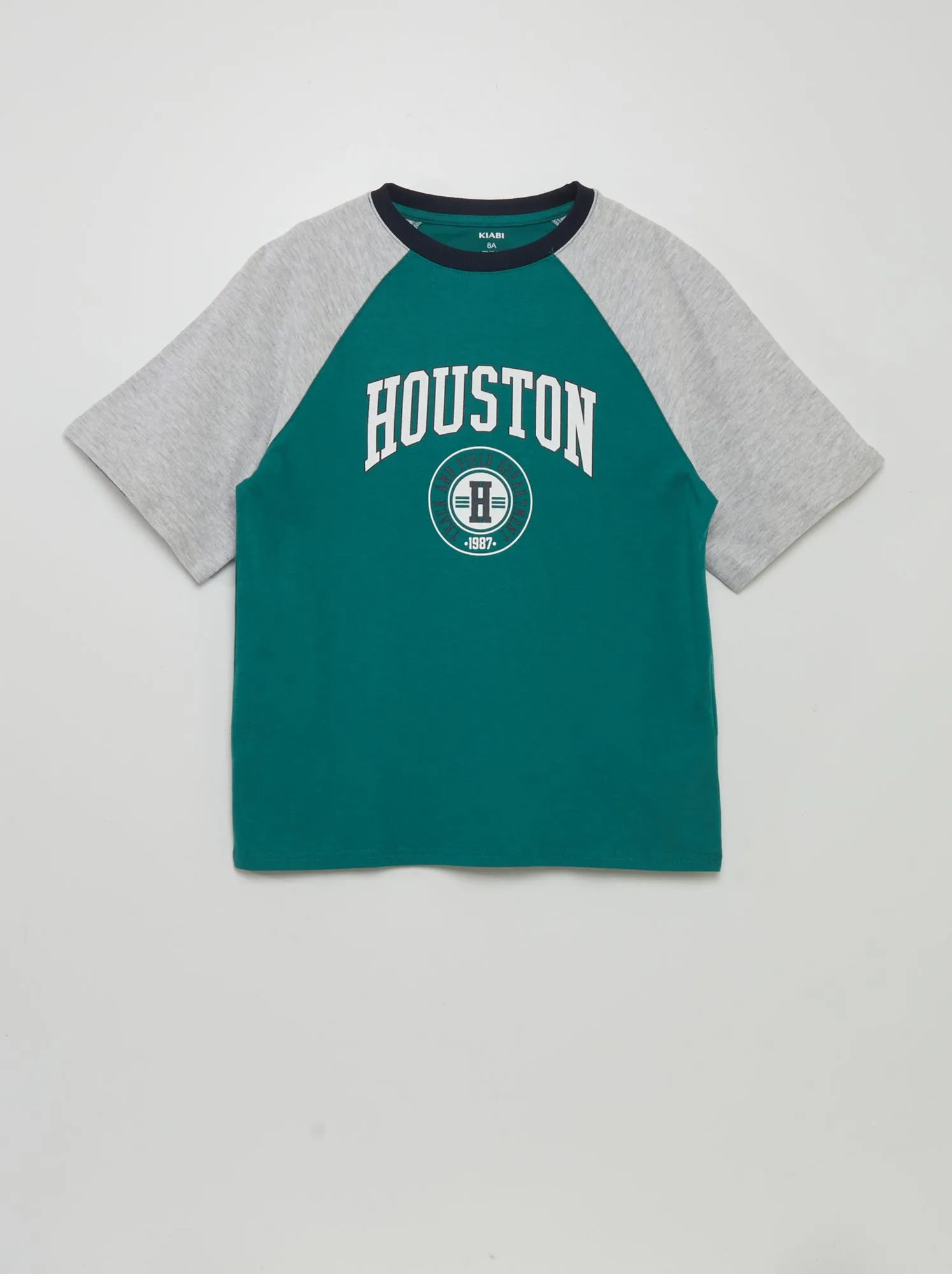 Completo da jogging corto in french terry - 2 pezzi - VERDE