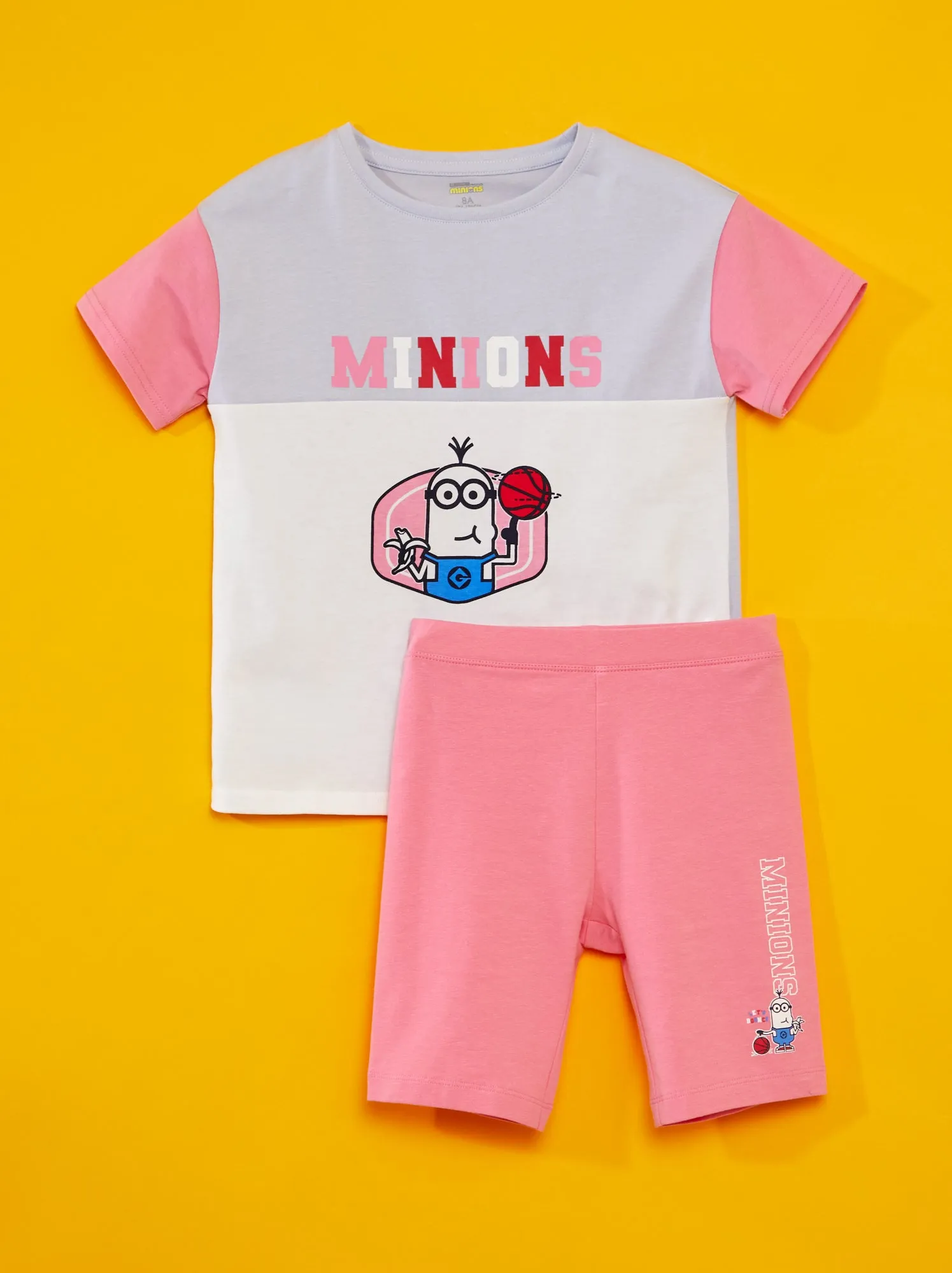 Completo in jersey 'I Minions' 2 pezzi - BLU