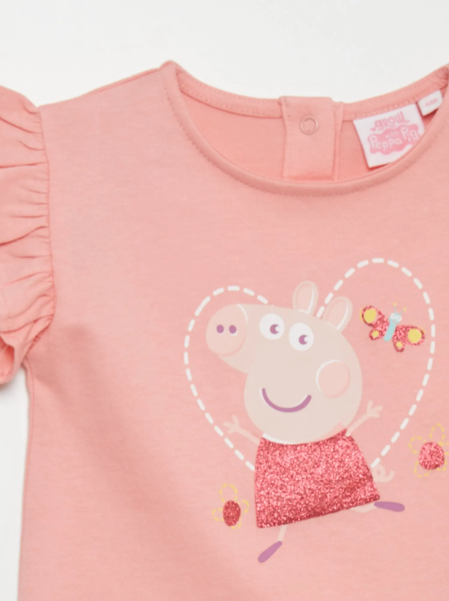 Completo t-shirt + leggings 'Peppa Pig' - ROSA