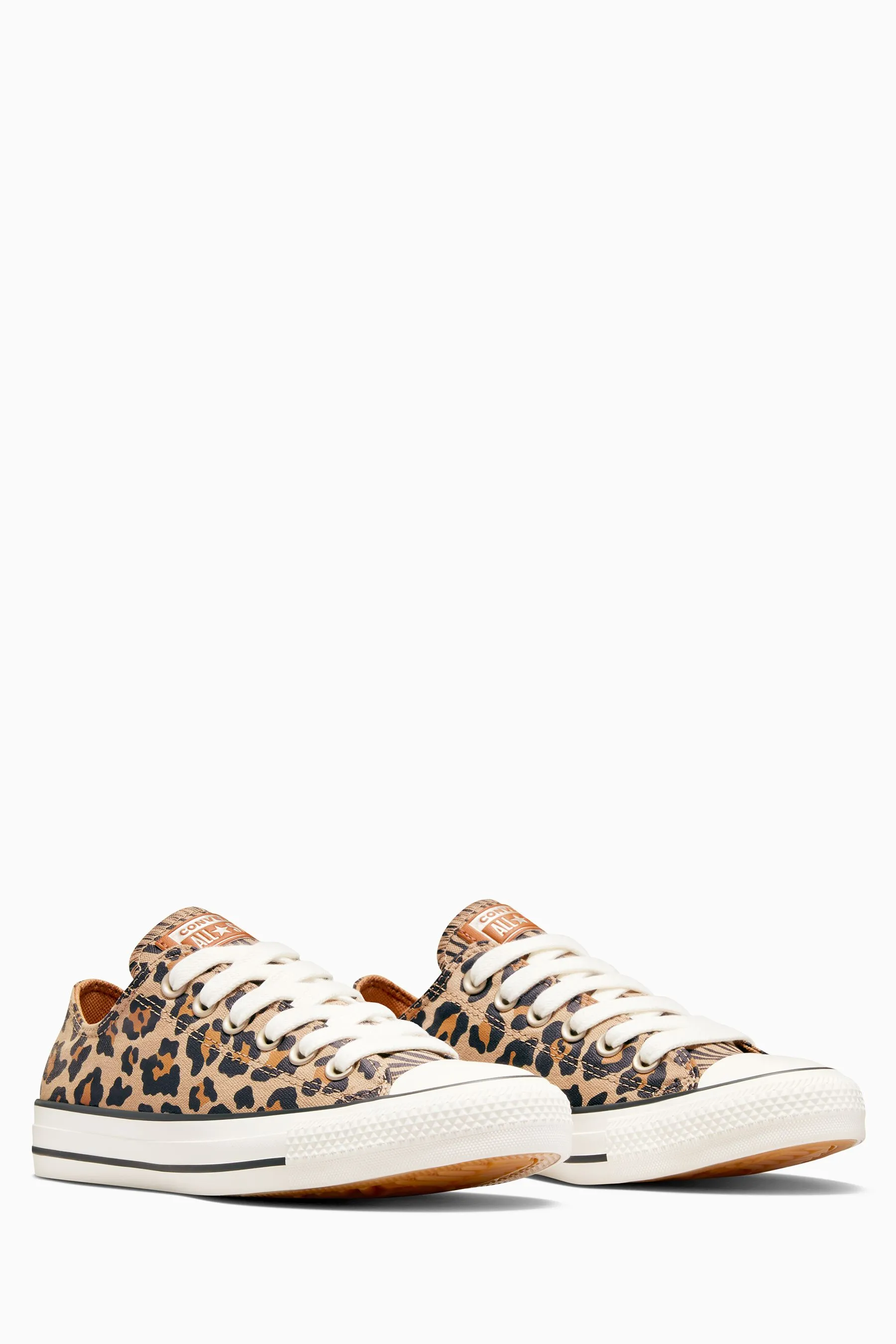 Converse Chuck Taylor All Star Ox - Scarpe da ginnastica basse maculate con Animal Stampa