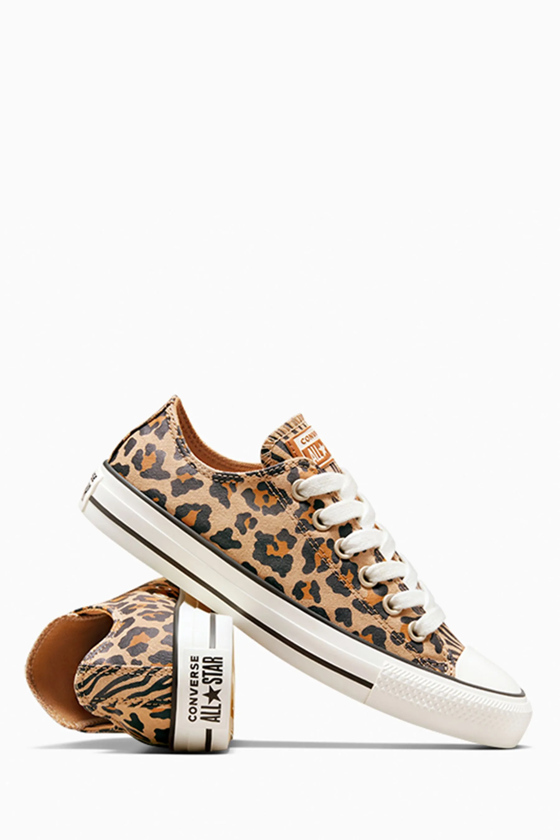 Converse Chuck Taylor All Star Ox - Scarpe da ginnastica basse maculate con Animal Stampa