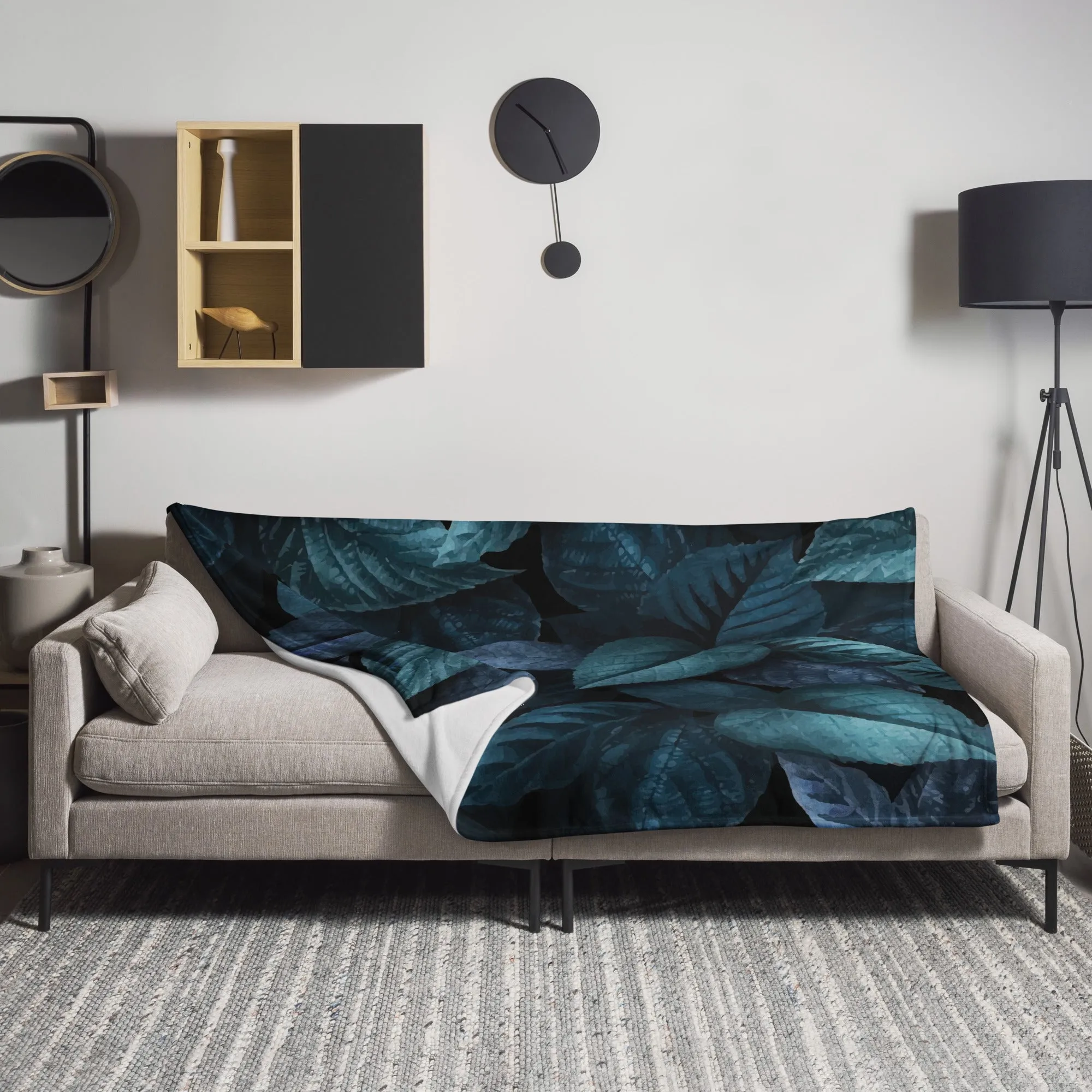 Coperta con foglie