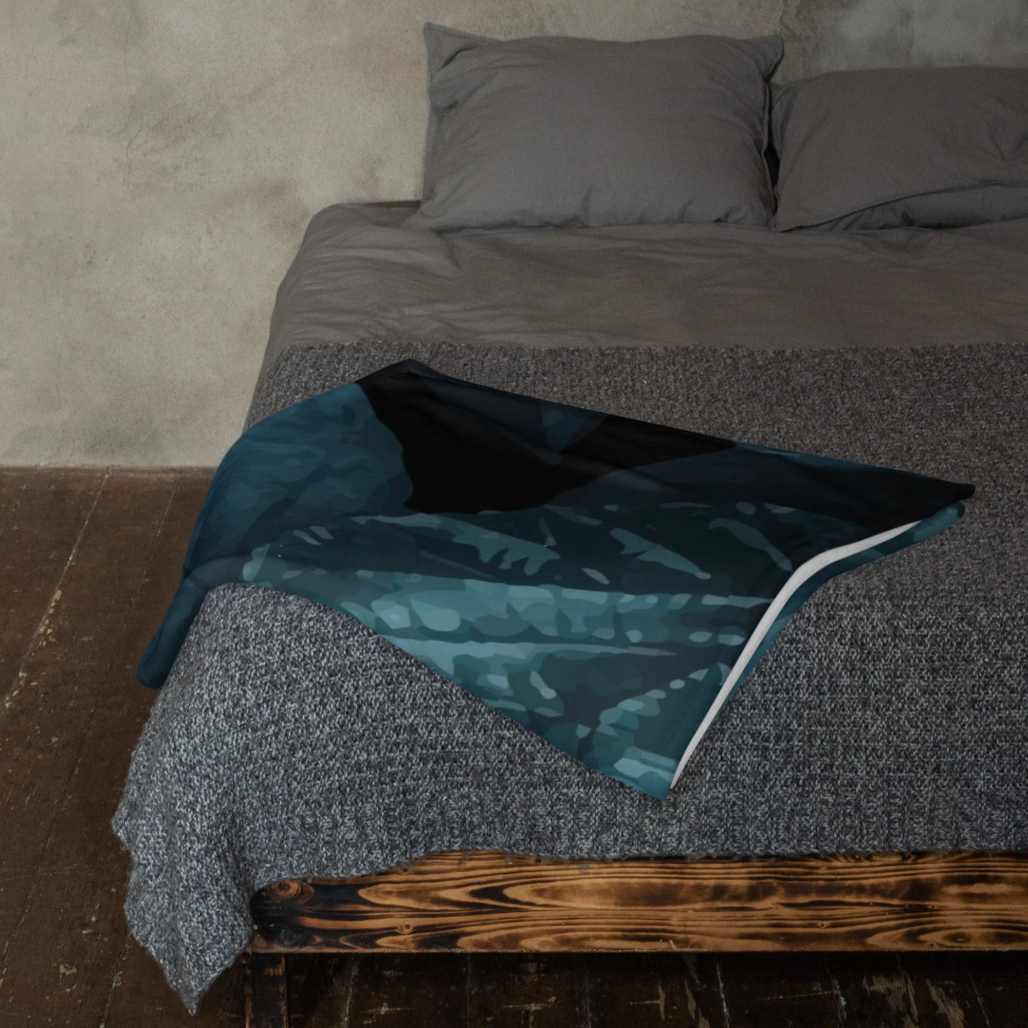 Coperta con foglie