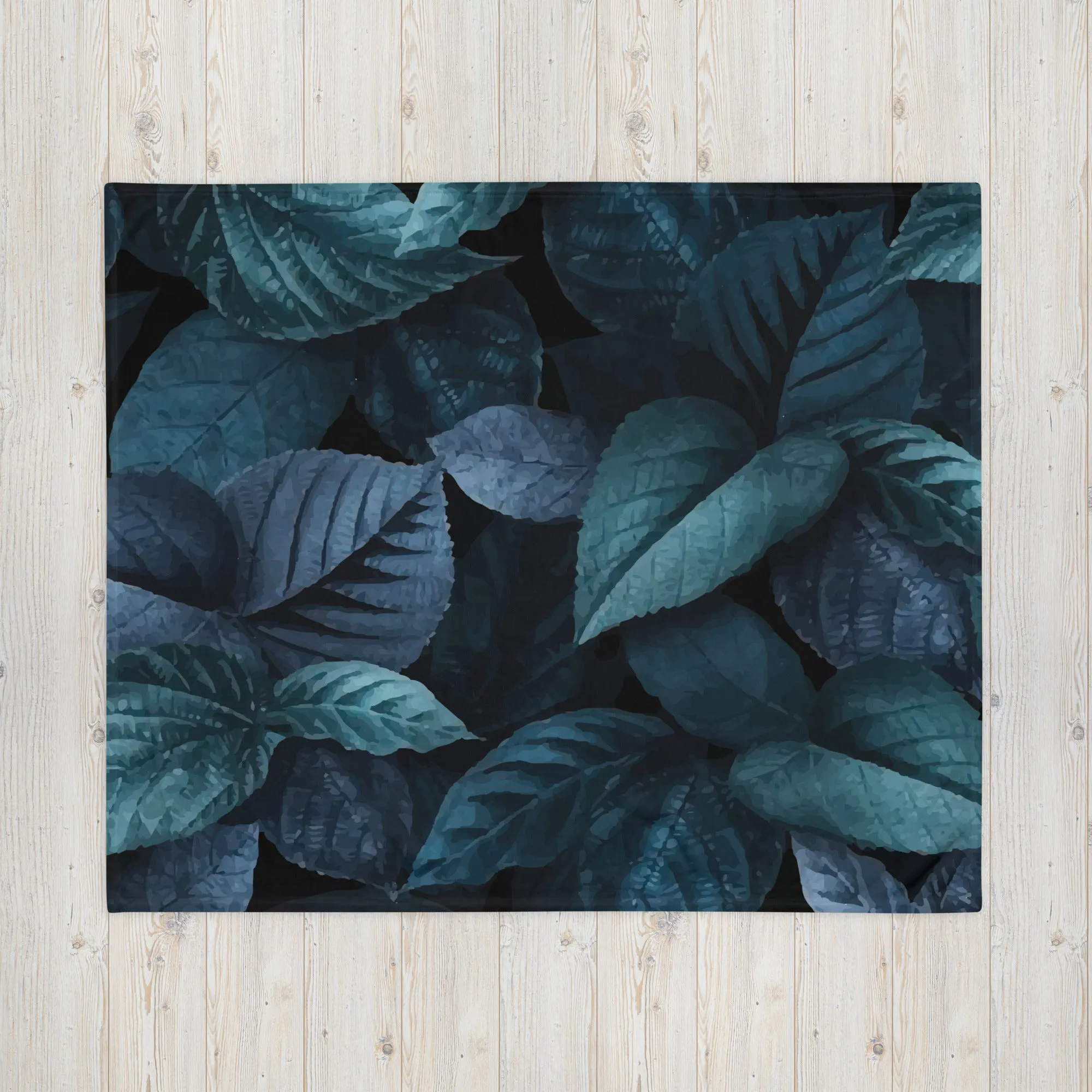 Coperta con foglie