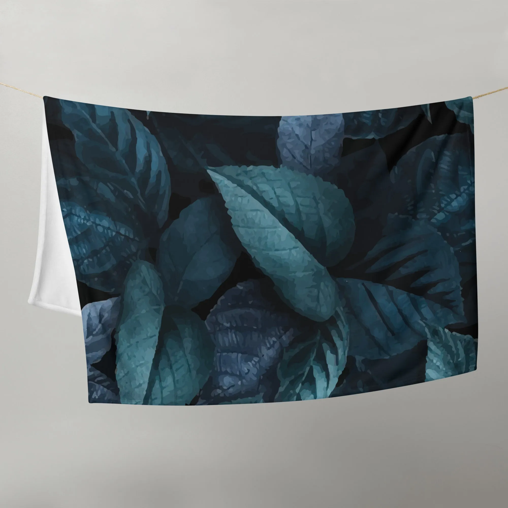 Coperta con foglie