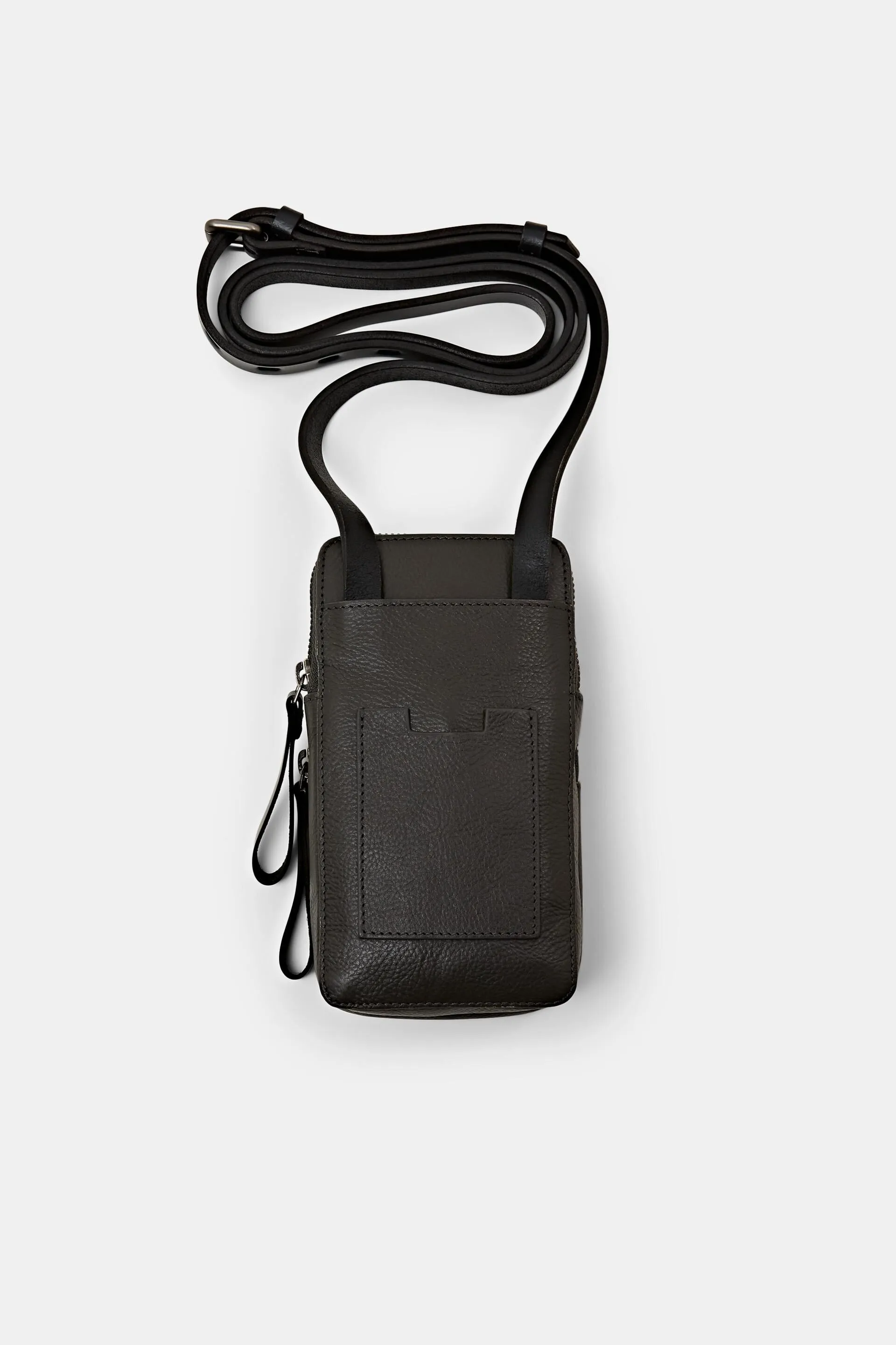 Custodia per cellulare in pelle con tracolla