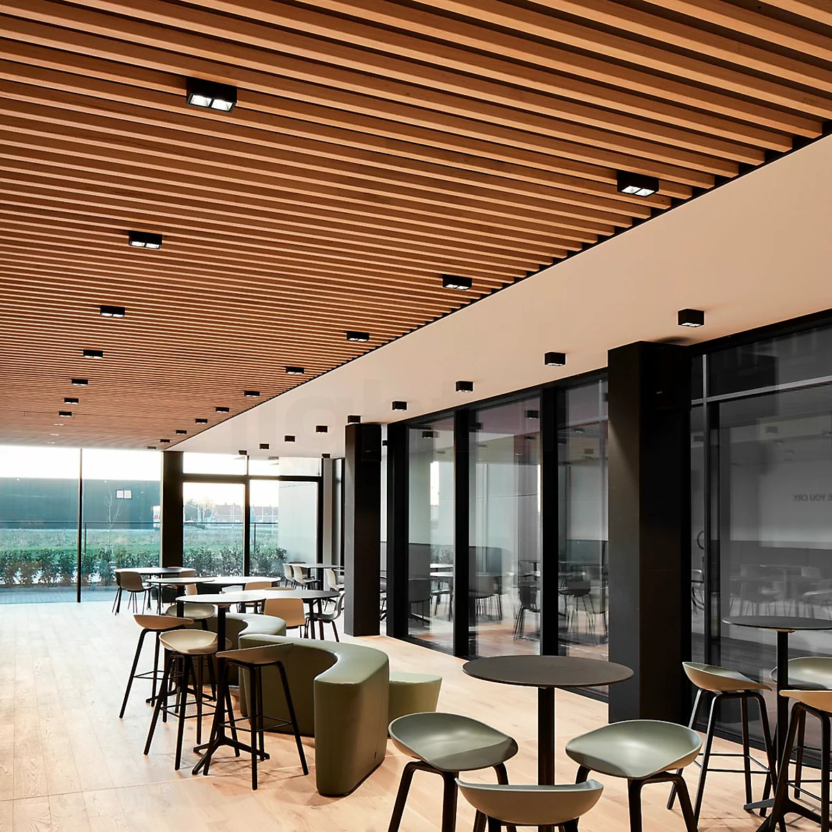 Delta Light Boxy L+ Lampada da soffitto 2 fuochi LED