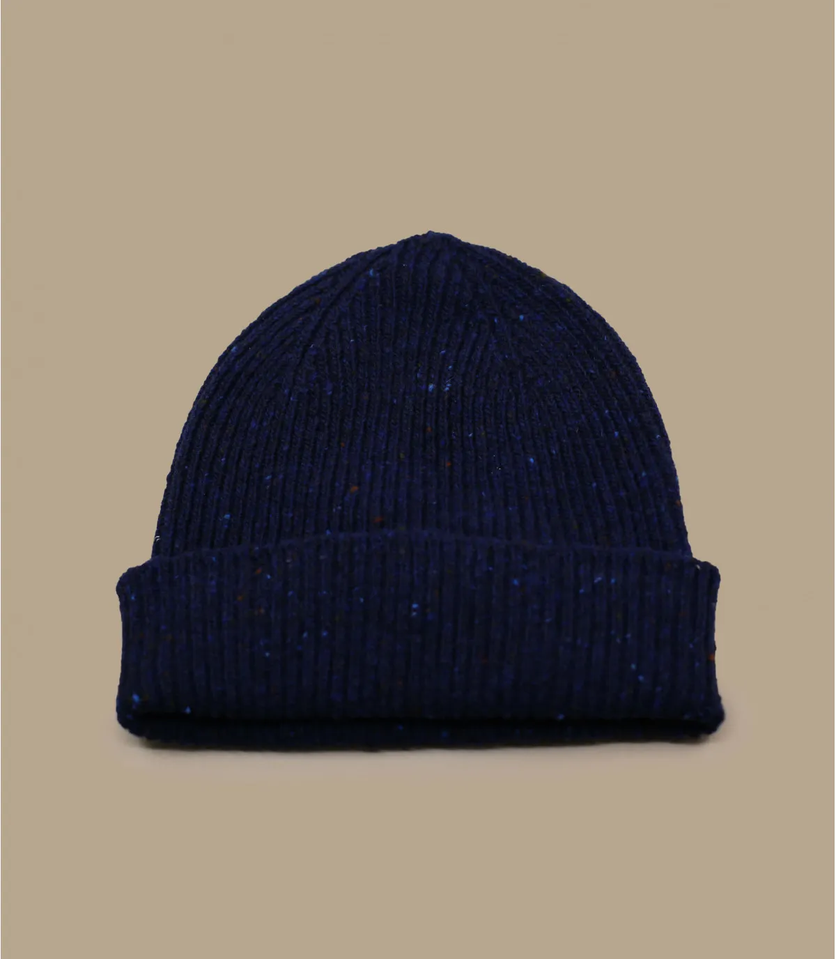 docker cappello lana bluConic Donegal Wool sheridan     