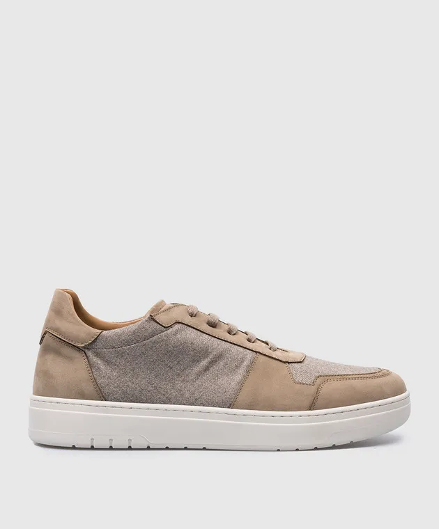 Enrico Mandelli Sneakers combinate grigie MACHT25217