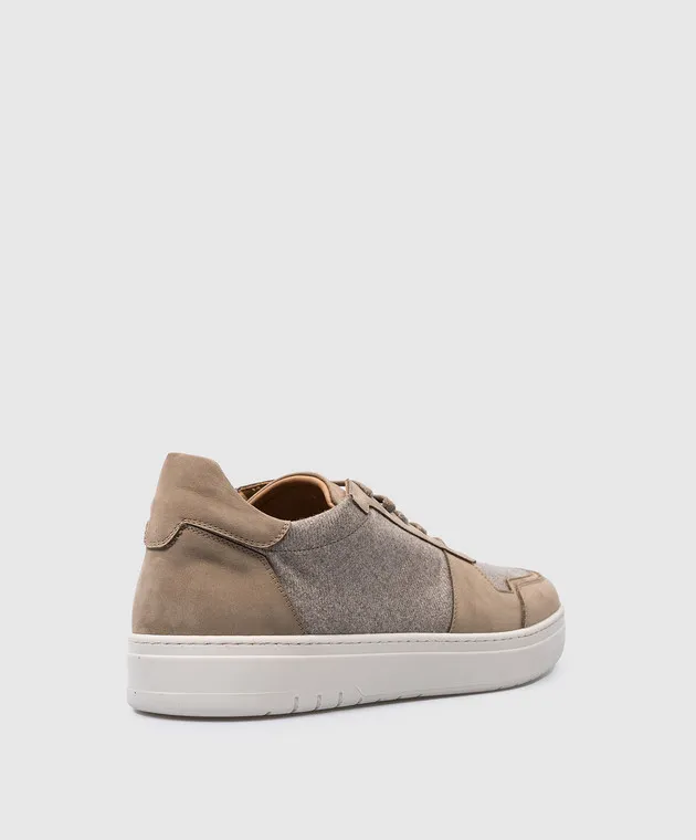 Enrico Mandelli Sneakers combinate grigie MACHT25217