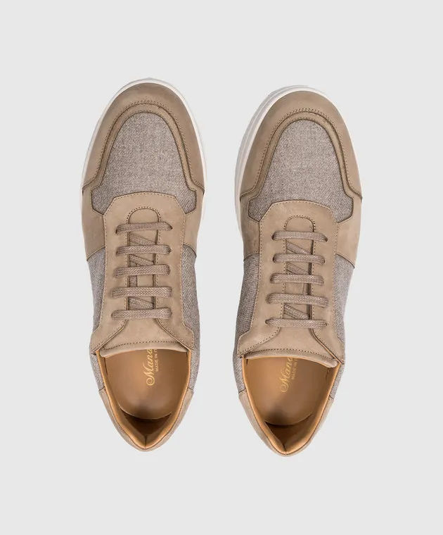 Enrico Mandelli Sneakers combinate grigie MACHT25217