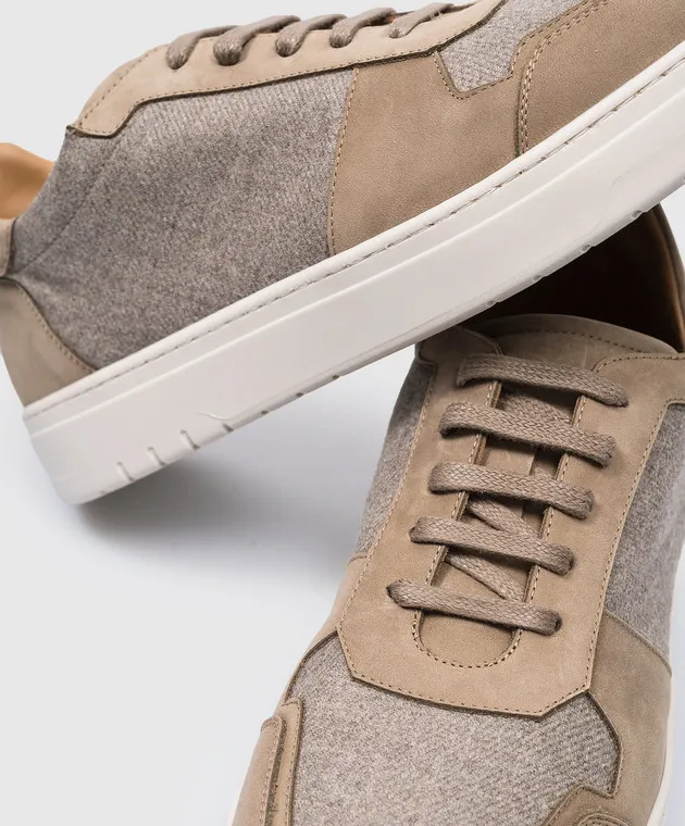 Enrico Mandelli Sneakers combinate grigie MACHT25217