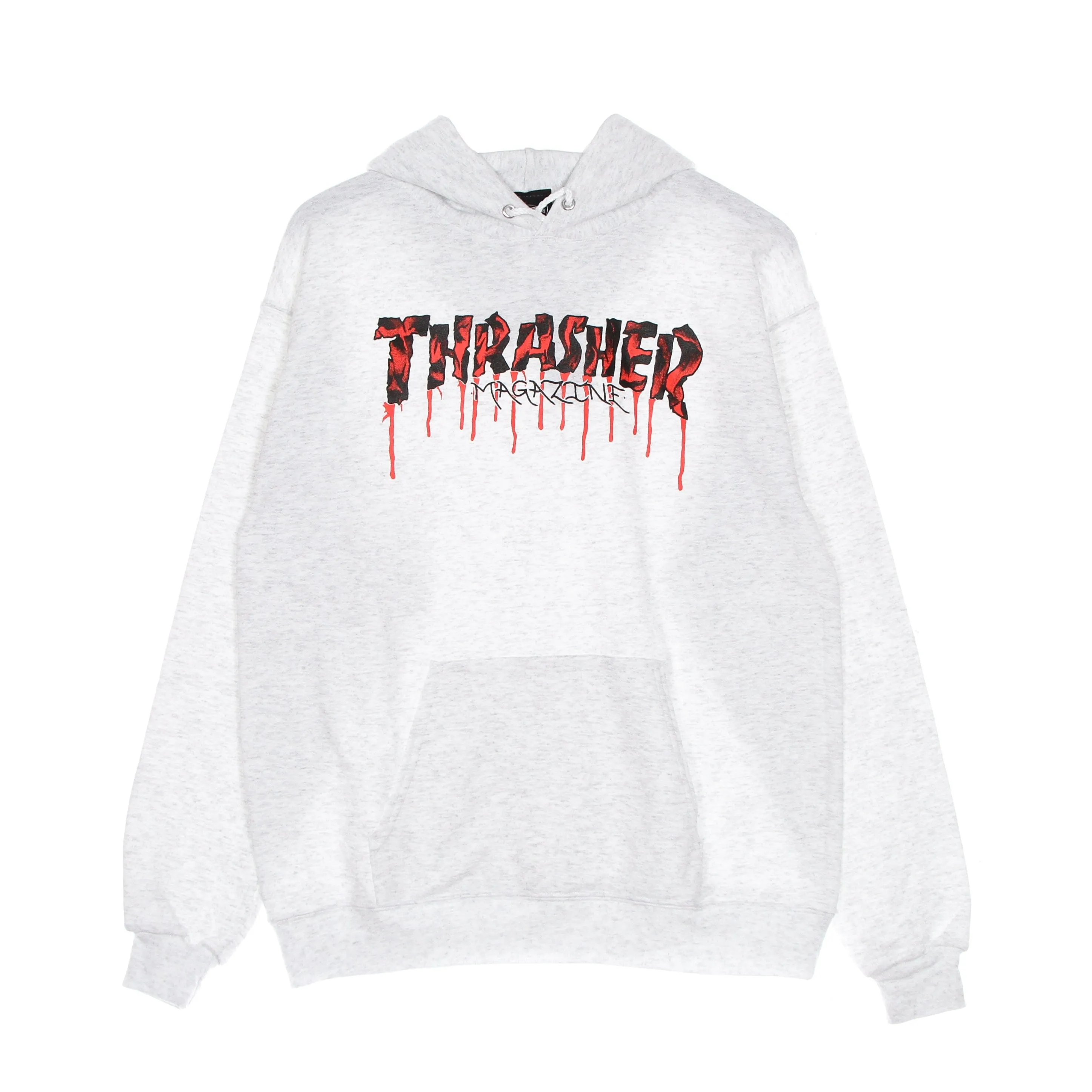 Felpa Cappuccio Uomo Blood Drip Hoodie Ash