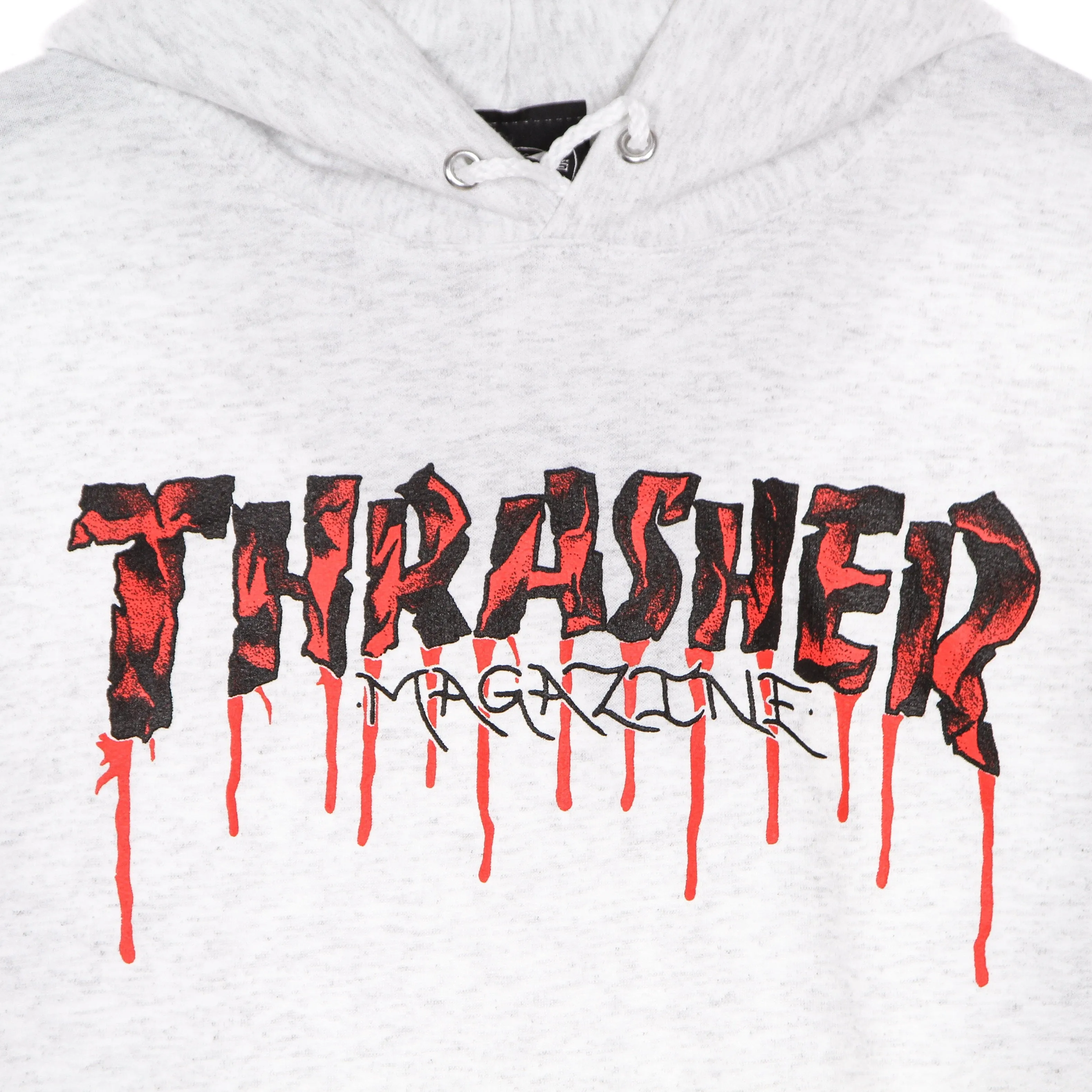 Felpa Cappuccio Uomo Blood Drip Hoodie Ash